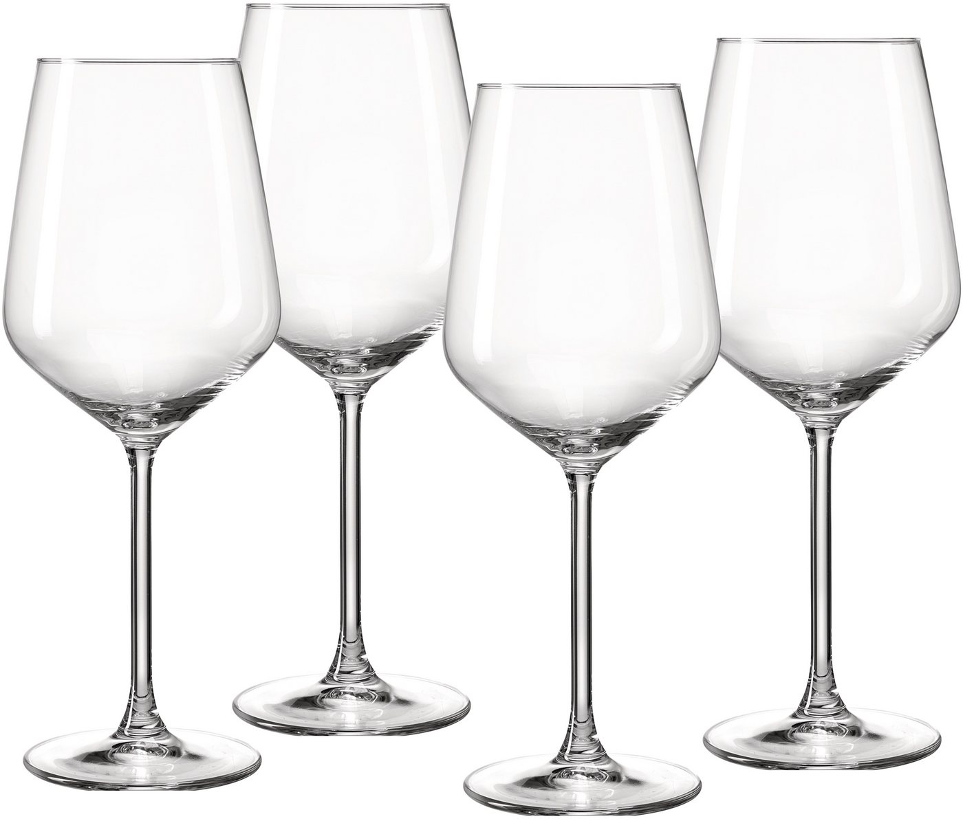 Ritzenhoff & Breker Weinglas Rumba, 4-tlg., Glas, Burgunderglas im 4er Set, je 650 ml