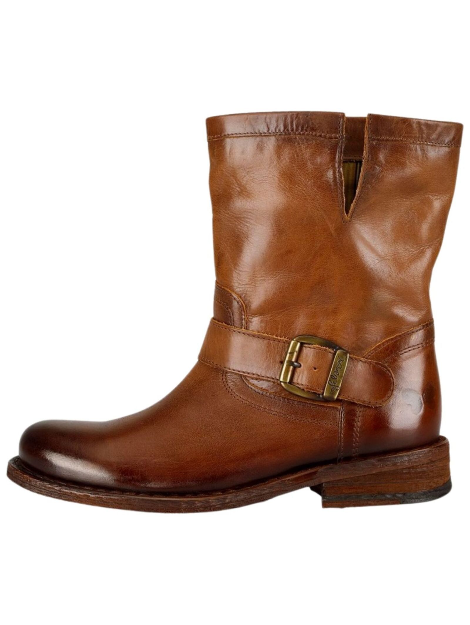 Felmini Stiefelette Leder . Cowboy Stiefelette günstig online kaufen