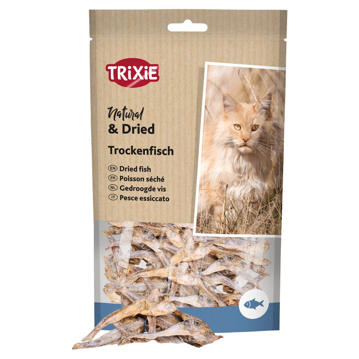 TRIXIE Trockenfisch für Katzen 50 g