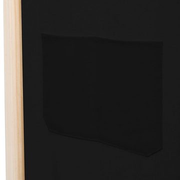 vidaXL Raumteiler Raumteiler Trennwand spanische Wand Paravant 3tlg Schwarz 120 x 170 x