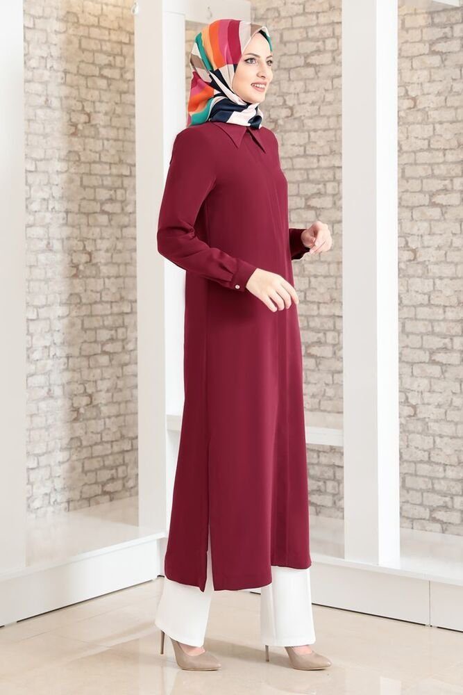 fashionshowcase Longtunika Langärmlige Damen Tunika Modest günstig online kaufen