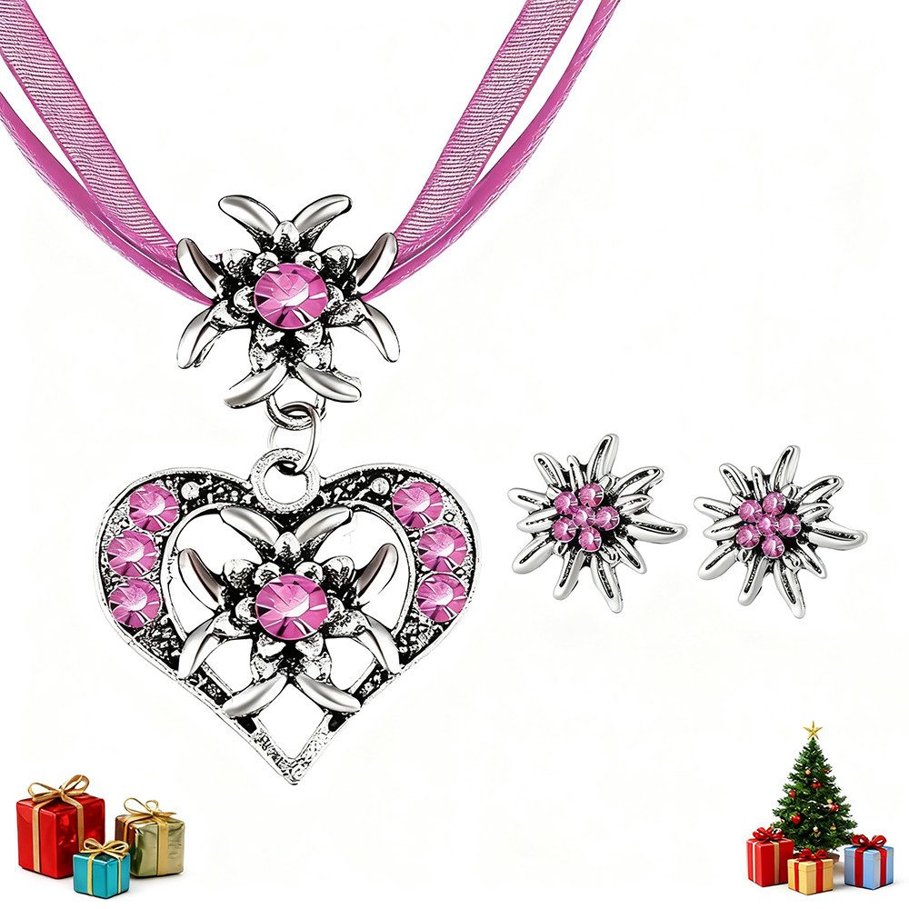 CLTYQ Schmuckset Trachtenschmuck Damen Oktoberfest Accessoires Schmuck,Hals günstig online kaufen