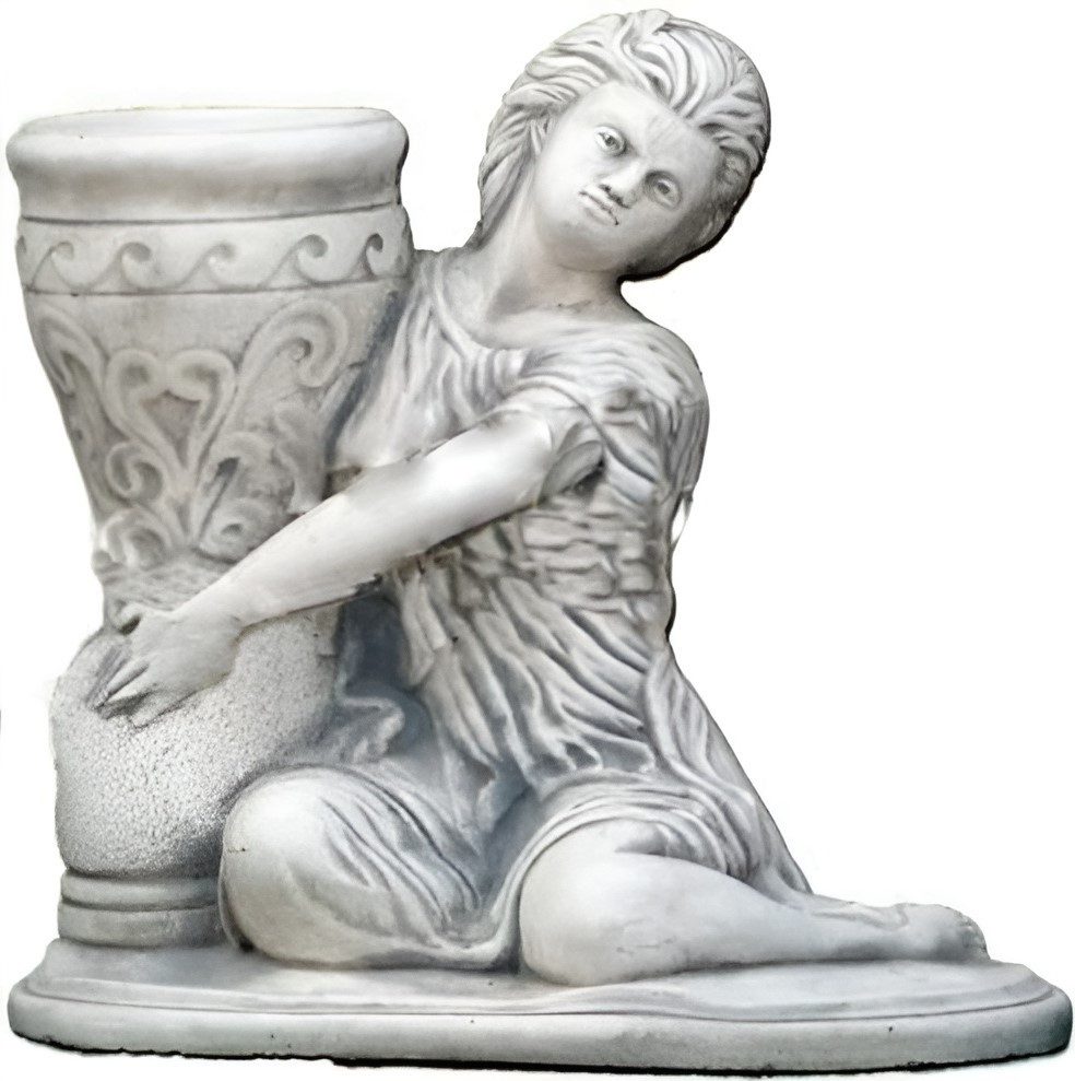 JVmoebel Dekovase Blumenkübel Pflanz Kübel Figur Blumentöpfe Garten Vasen Gefäss 243, Made in Europa