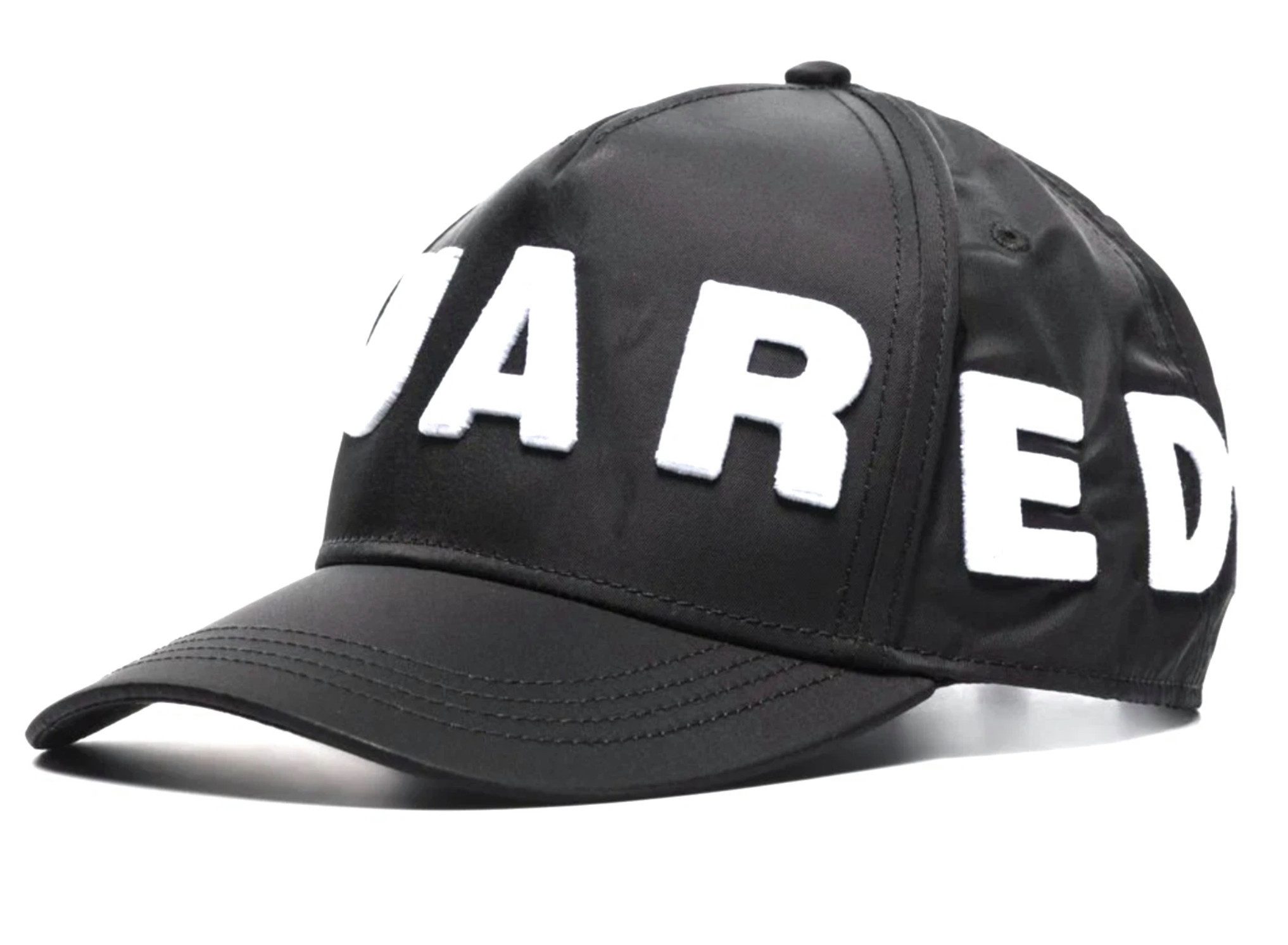 Dsquared2 Baseball Cap All-Over Logo Cap Maple Leaf Kappe Basebalkappe Schriftzug mit 3D-Stickerei,Maple-Leaf-Patch