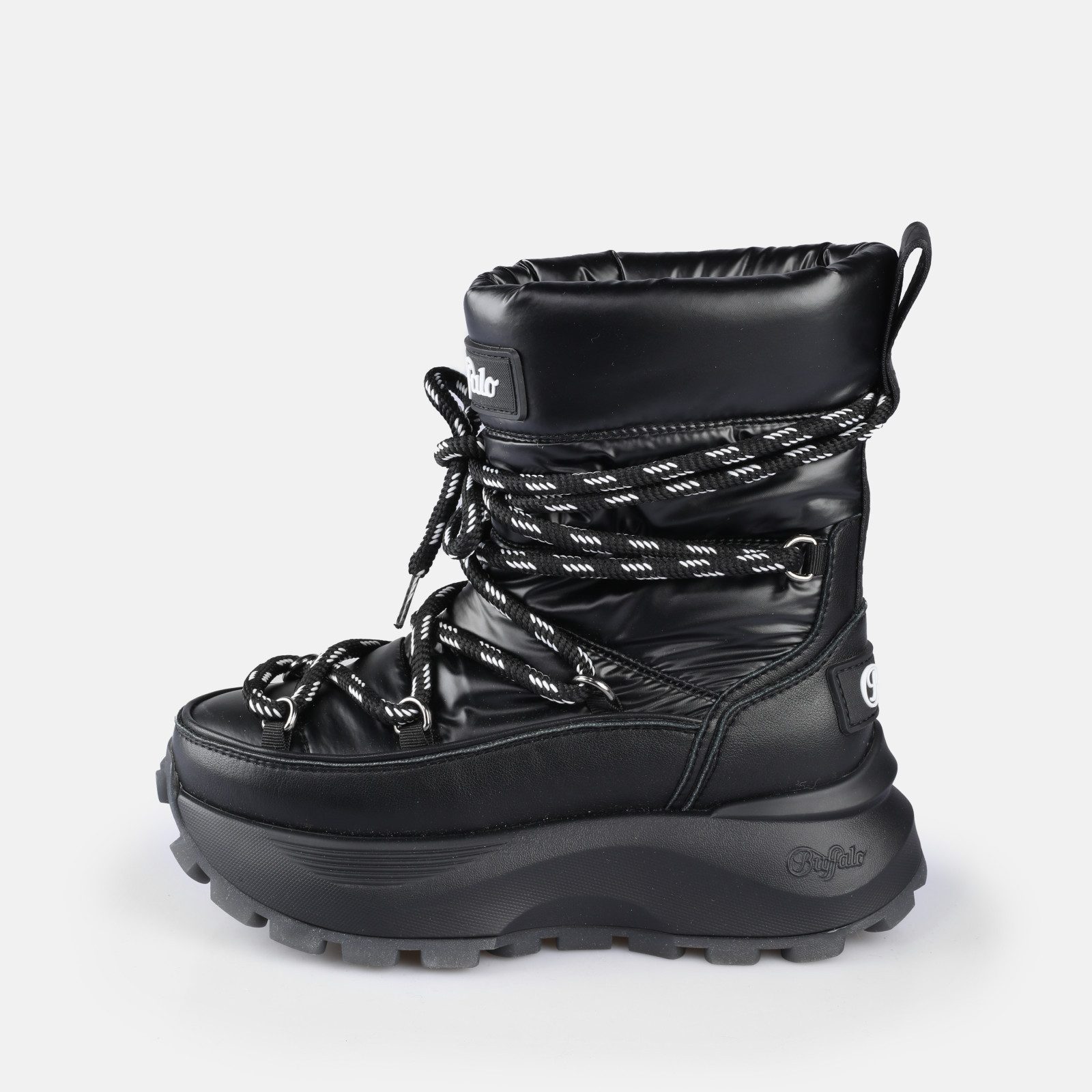 Buffalo MANHATTAN SOW BOOT PUFFED Winterboots Snowboots, Plateauboots, Schnürstiefelette mit Profilsohle