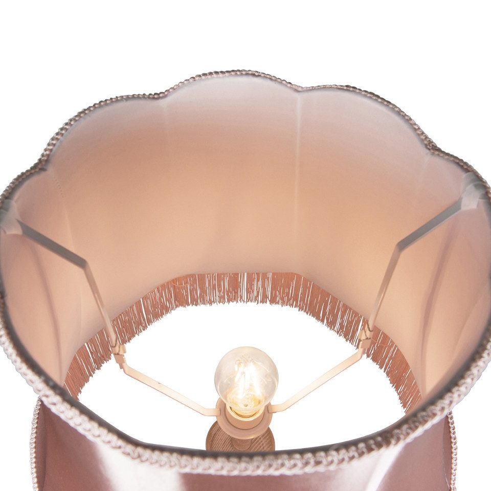 Qazqa Stehlampe Classico, ohne Leuchtmittel, Warmweiß, QAZQA Stehlampe, e27, Rosa, Holz, Retro
