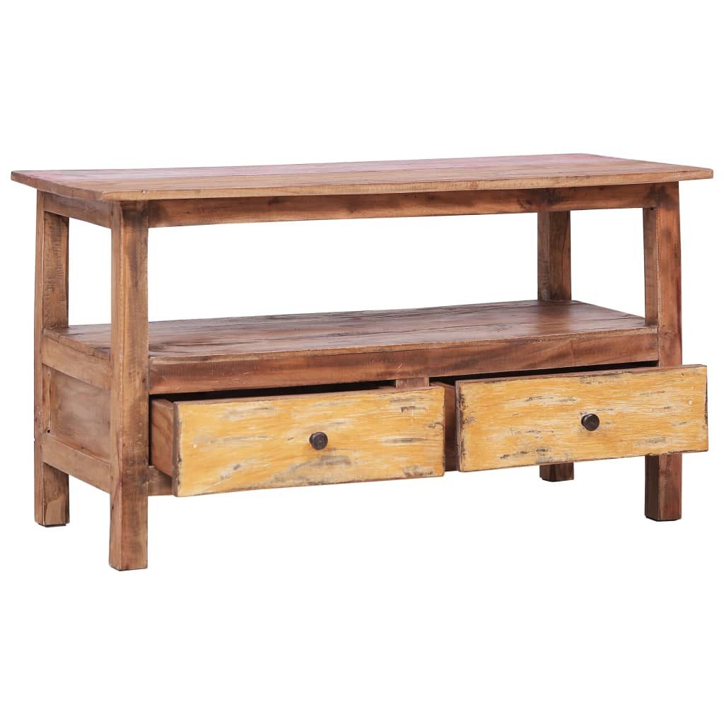 Tv-schrank 90x40x50 Cm Altholz Massiv günstig online kaufen