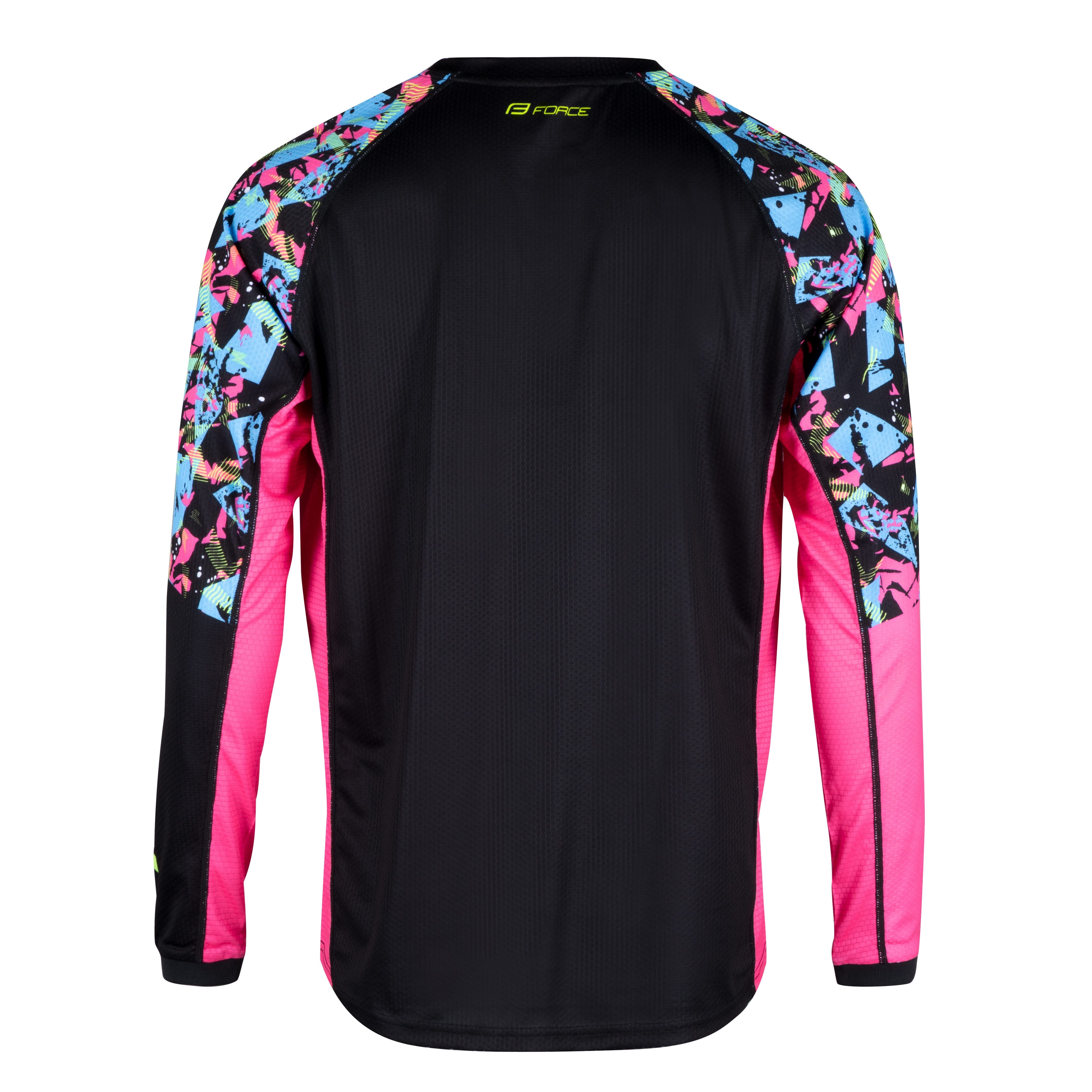 FORCE Radtrikot Force MTB Jersey Downhill Trikot Reckless Pink günstig online kaufen