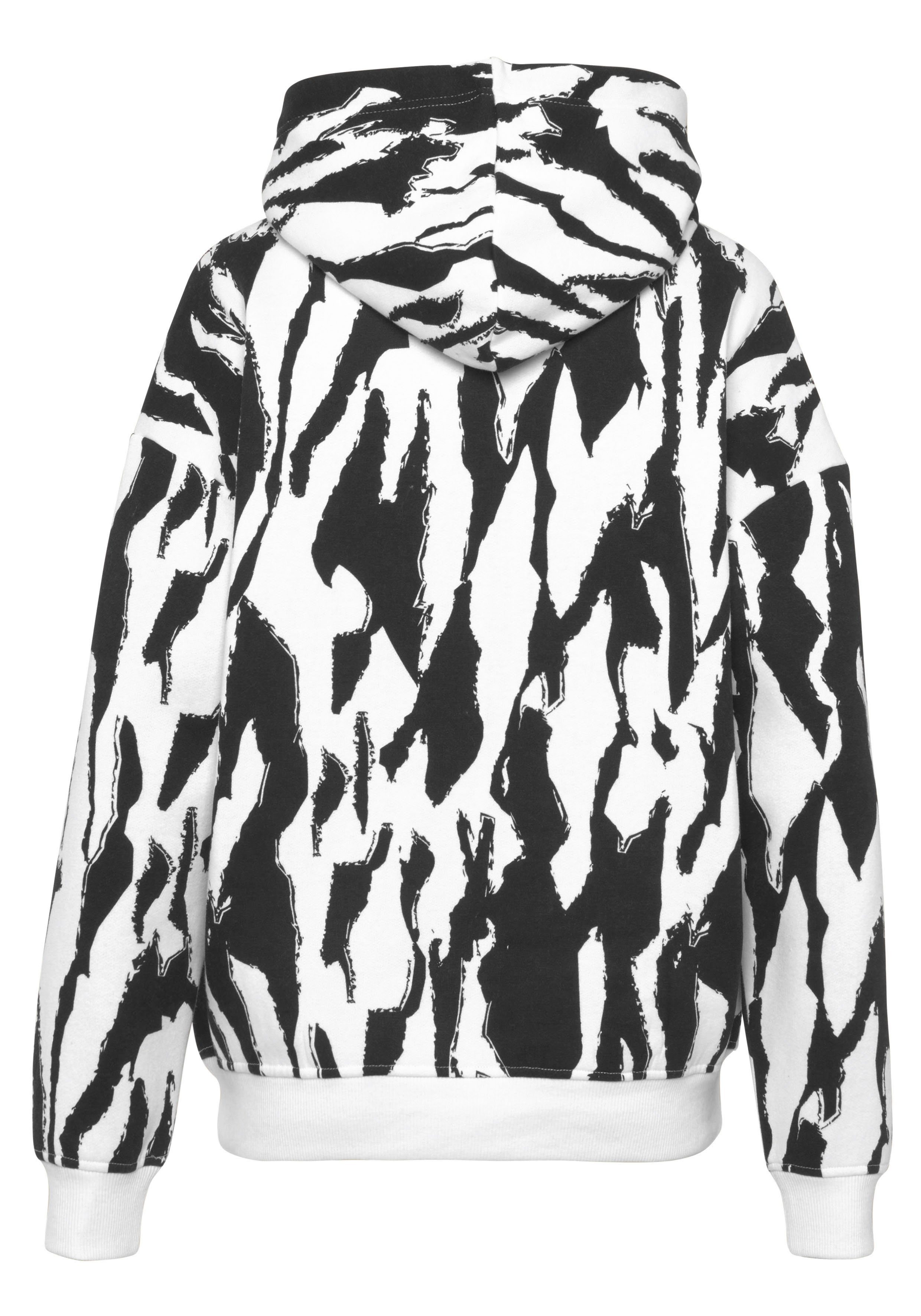 French Connection Hoodie im Allover Print, Loungewear