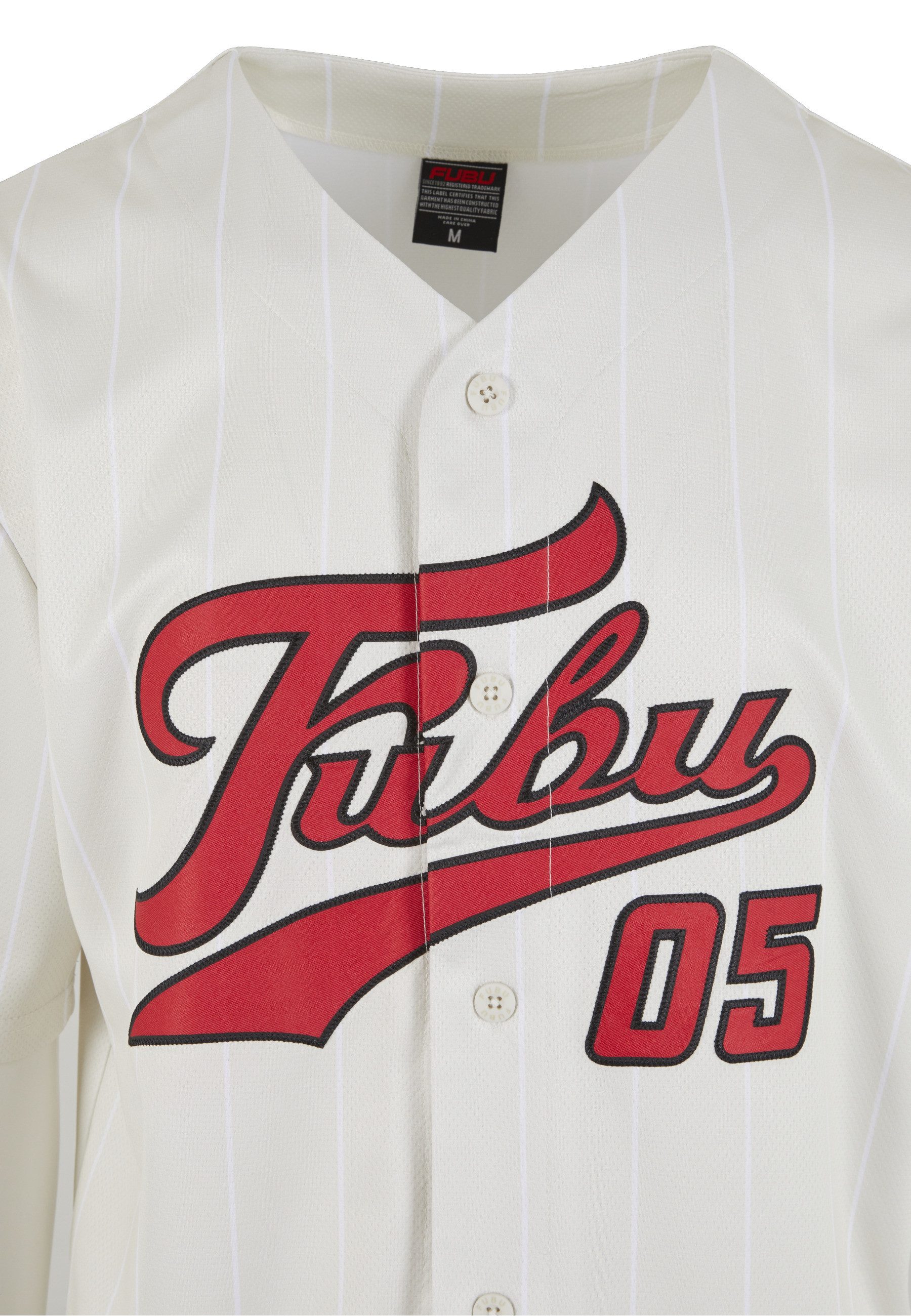 Fubu Langarmhemd Fubu Fubu Varsity Baseball Jersey (1-tlg)