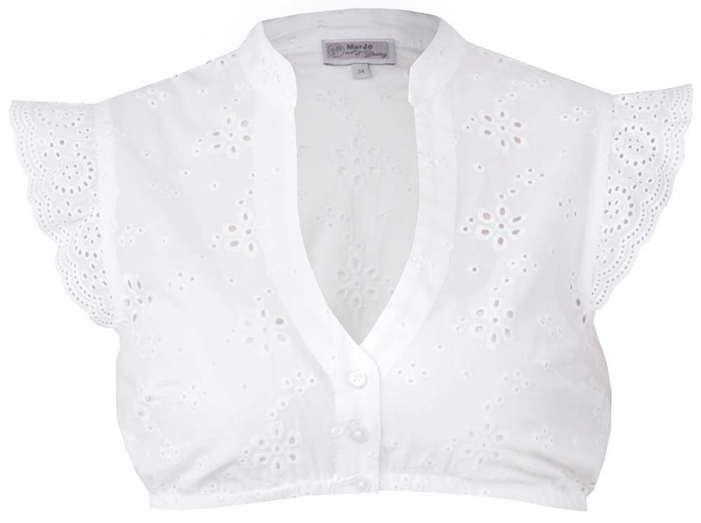MarJo Dirndlbluse Dirndlbluse Kunreuth Flügelarm ecru