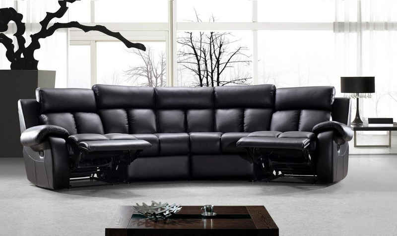 Salottini Ecksofa Recliner Kinosofa Pedro Kino Sofa Ecksofa SOFORT LIEFERBAR, Federkern, Kinosofa, Recliner