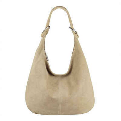 ITALYSHOP24 Schultertasche Made in Italy Damen Leder Tasche Schultertasche, ein Leichtgewicht, als Handtasche, Henkeltasche tragbar