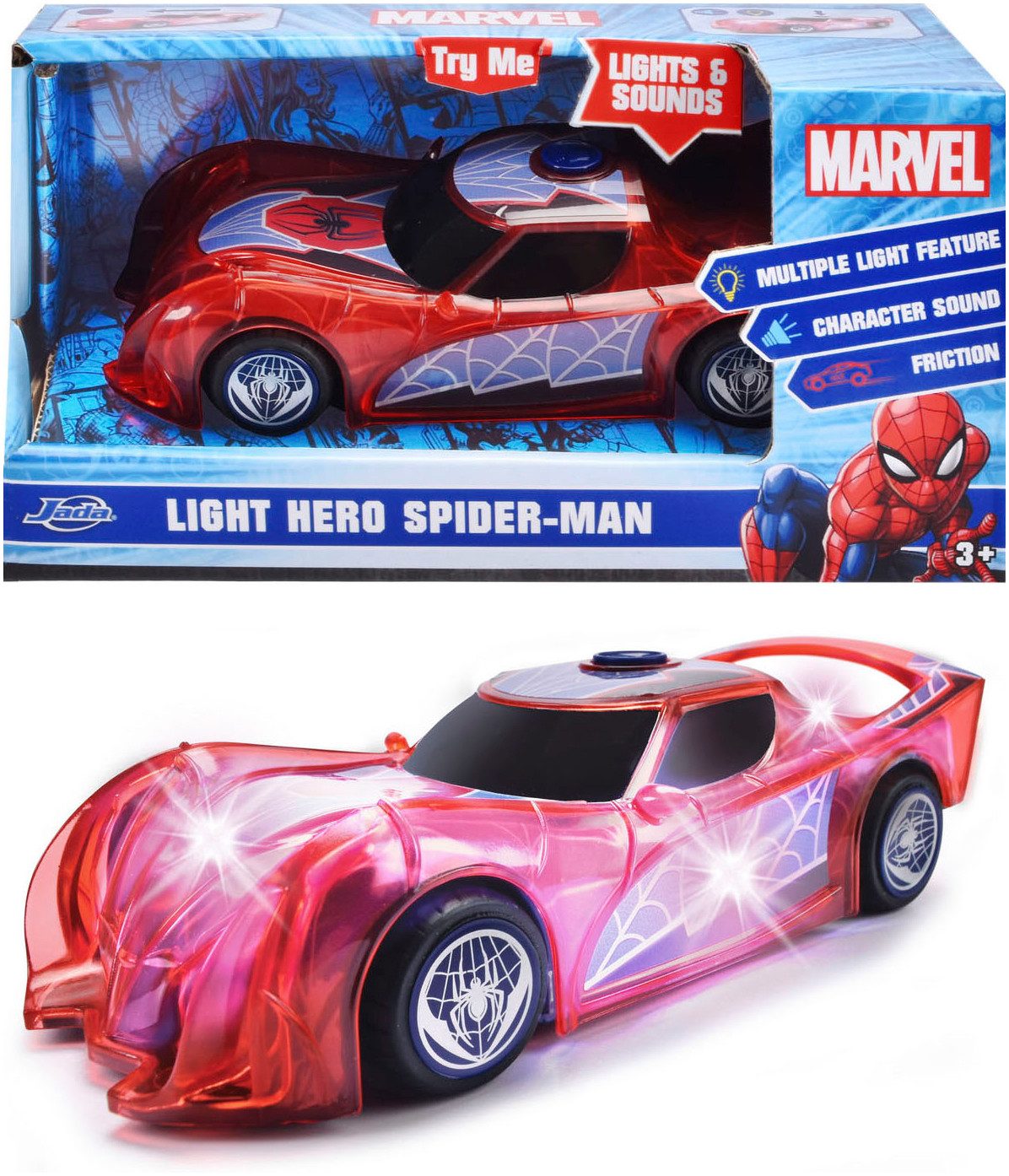 Dickie Toys Spielzeug-Auto Marvel Light Hero Spider-Man 1:32, mit Licht und günstig online kaufen