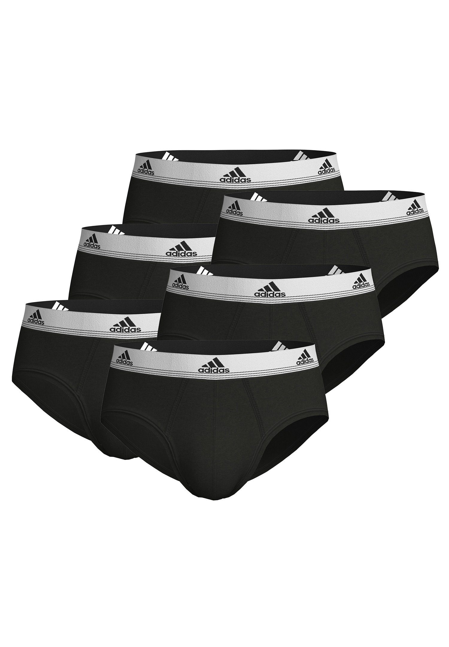 adidas Performance Boxershorts BRIEF (6PK) (Packung, 6-St., 6er-Pack) Black2