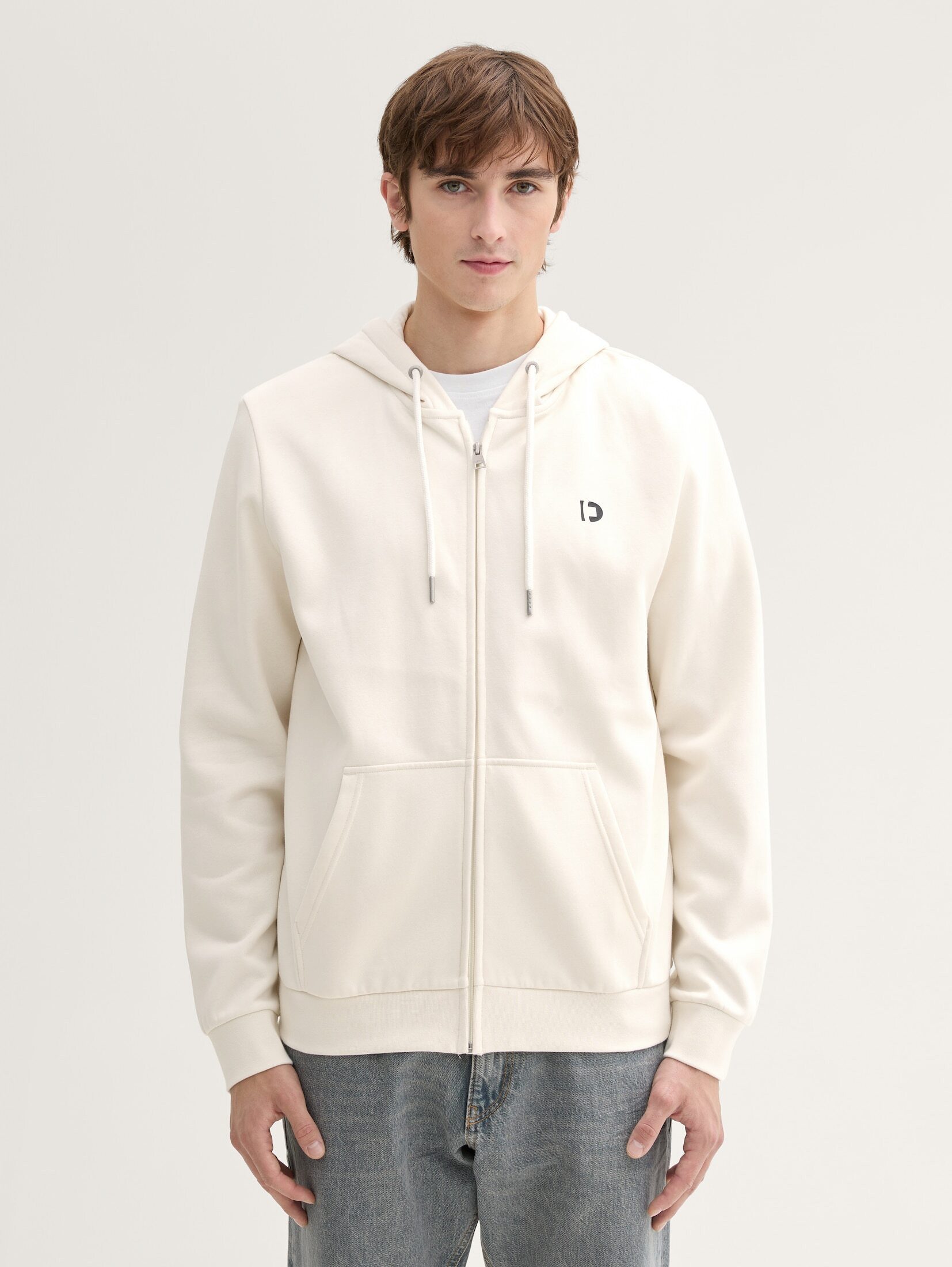 Sweatjacke Sweatjacke mit Logo Print