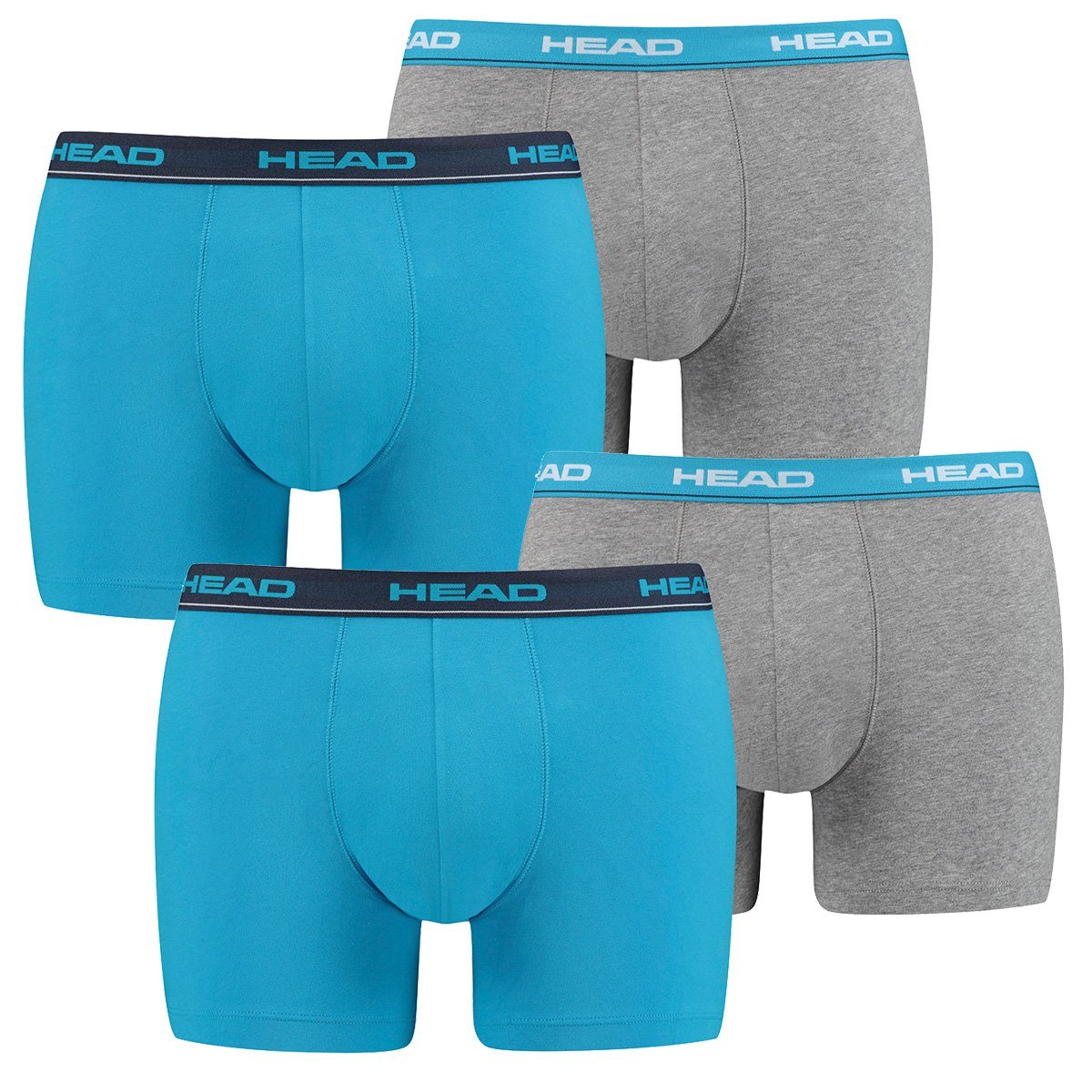 Head Boxershorts Basic Boxer 4P (Spar-Set, 4-St., 4er-Pack)