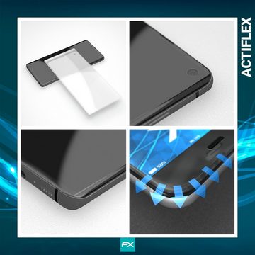 atFoliX Schutzfolie Displayschutzfolie für Motorola Edge 30 Fusion, (3 Folien), Ultraklar und flexibel
