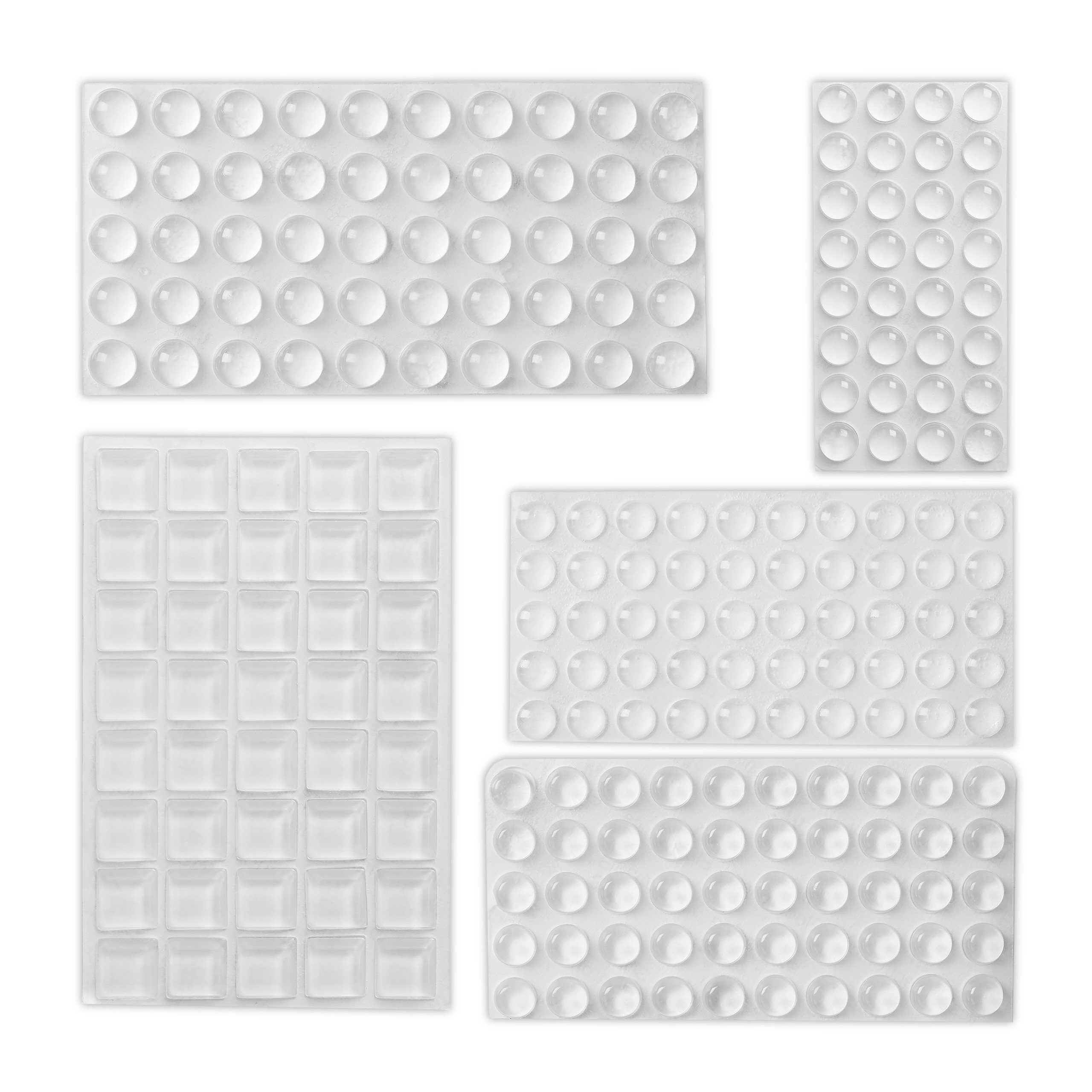 relaxdays Wandtürstopper Selbstklebende Gummipuffer 222er Set günstig online kaufen