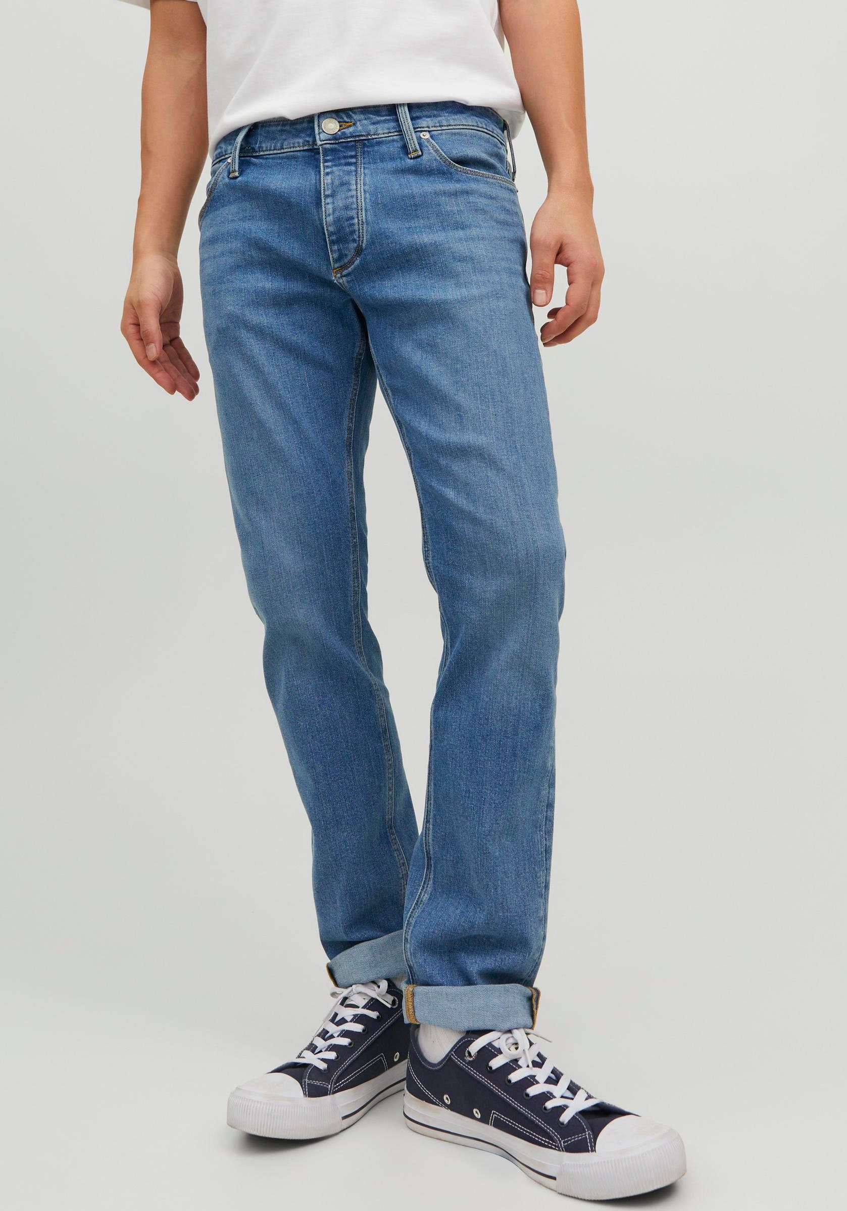 & Jones JJEVAN Slim-fit-Jeans JJIGLENN 377 Jack AM LID