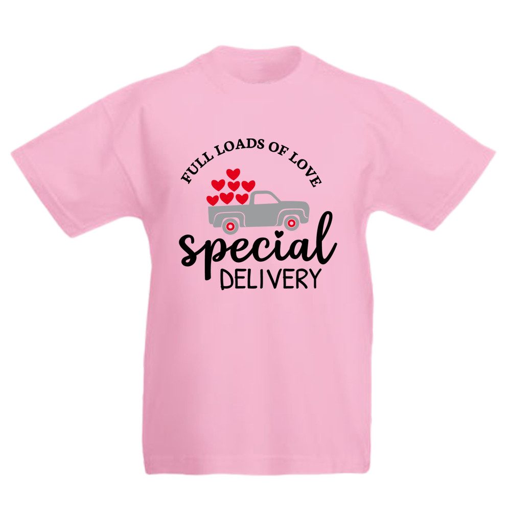 G-graphics T-Shirt Full loads of love – Special Delivery Kinder T-Shirt, mit Spruch / Sprüche / Print / Aufdruck