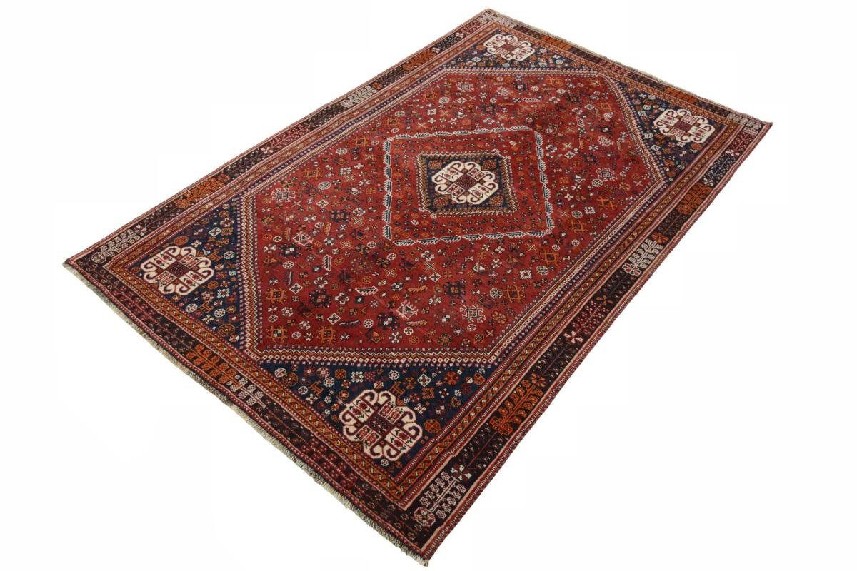 Perserteppich, Höhe: Shiraz 154x243 10 Orientteppich rechteckig, mm Handgeknüpfter Nain / Orientteppich Trading,
