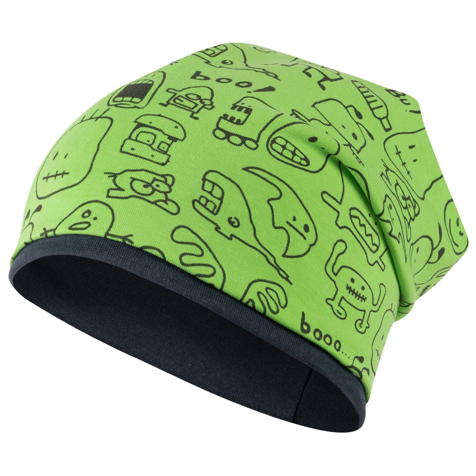 Jerseymütze Mütze Junge Übergang Stoffmütze Beanie Baby Monster Dinosaurier