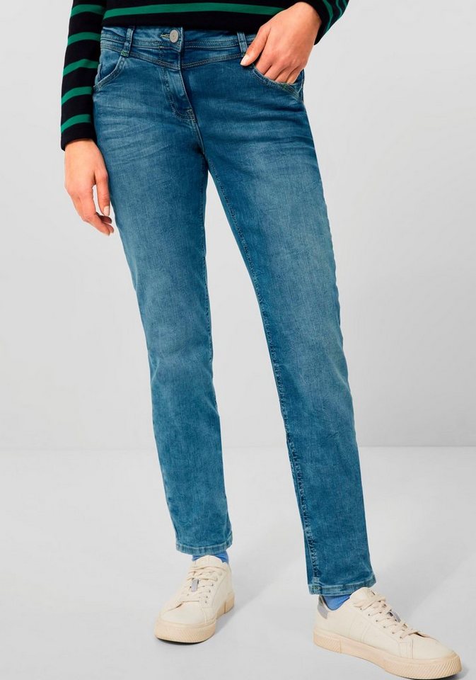 Cecil Loose-fit-Jeans Style Linga im 5-Pocket-Style, Denim aus weicher  Baumwollmischung mit Stretch