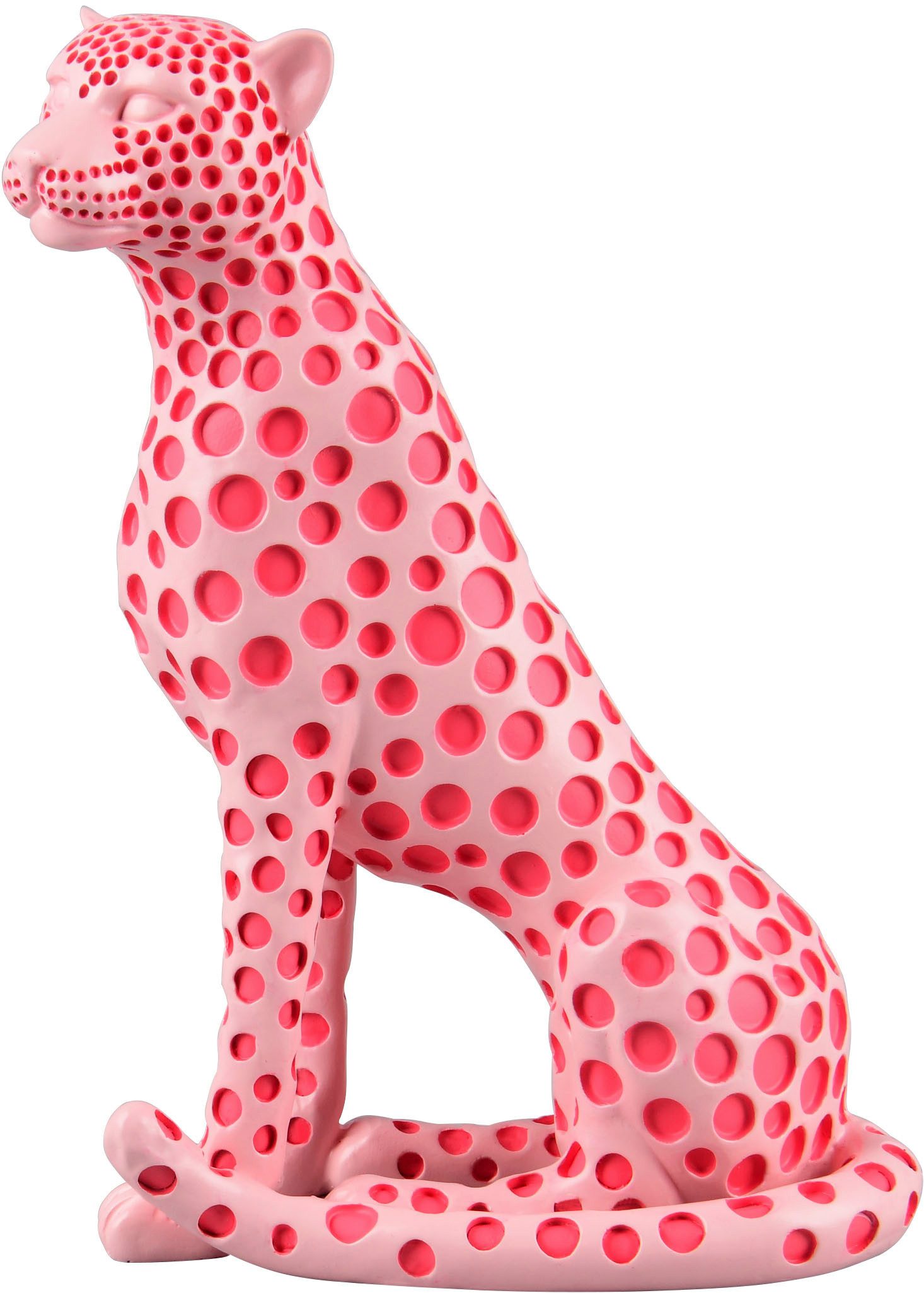 MIRRORS AND MORE Skulptur PANTRA (1 St), Dekofigur in auffälliger Leopardenform