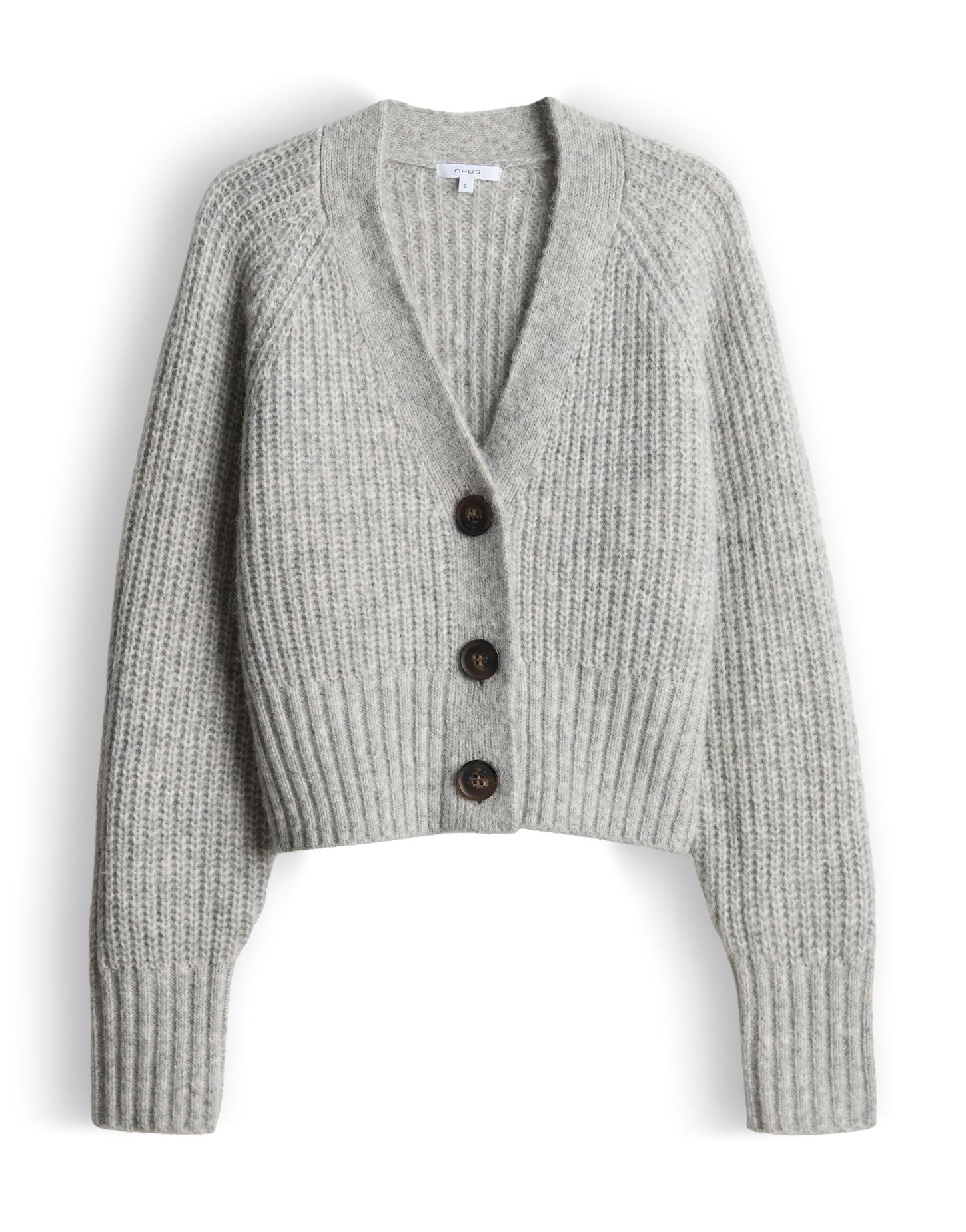 OPUS Cardigan DONIKI mit Rippstrickmuster V-Ausschnitt, günstig online kaufen