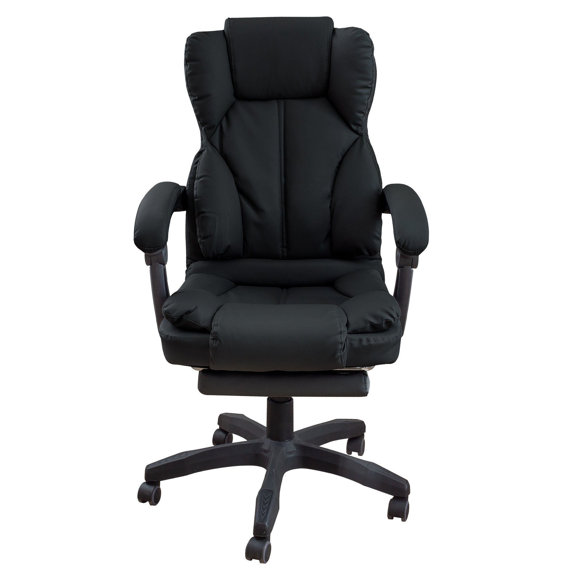 TRISENS Chefsessel Rafael (1 Stück), Bürostuhl mit extra Polsterung Home Office Chair im Lederoptik-Design