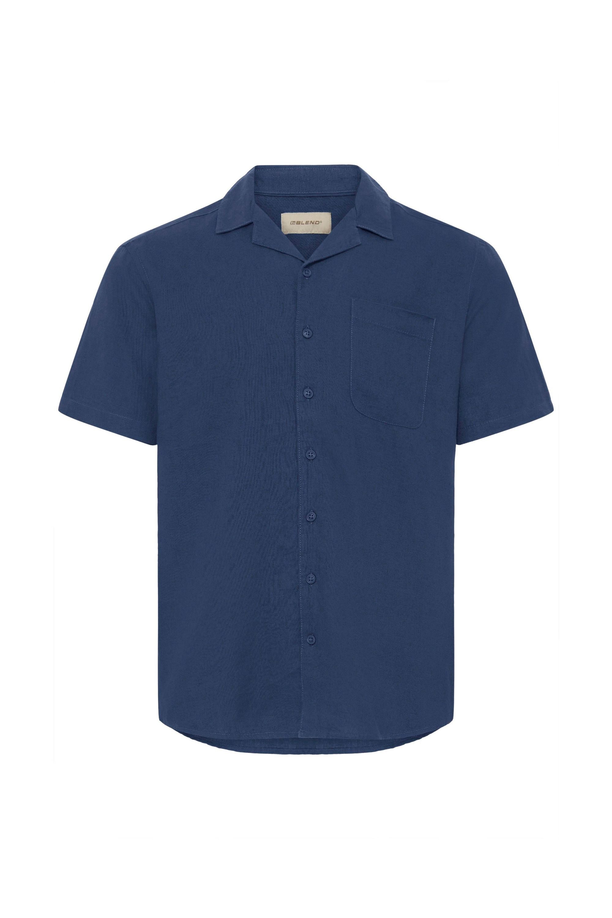 Blend Leinenhemd BHMLinas Stilvolles Kurzarmhemd aus Leinenmix günstig online kaufen