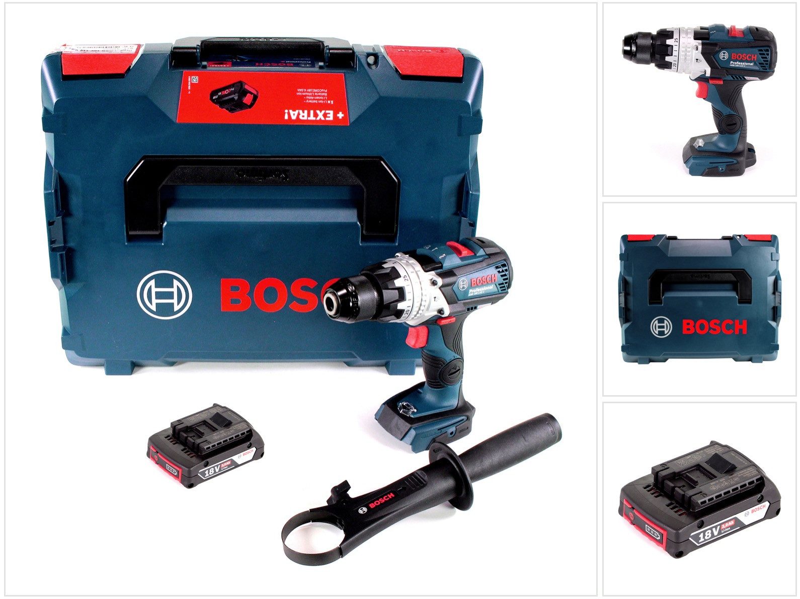 Bosch Professional Akku-Schlagbohrschrauber GSB 18V-110 C Akku Schlagbohrschrauber Professional 18V 110Nm + 1x