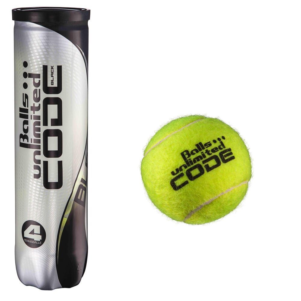 Tennisball Code Black 4 Pack - Tennisball