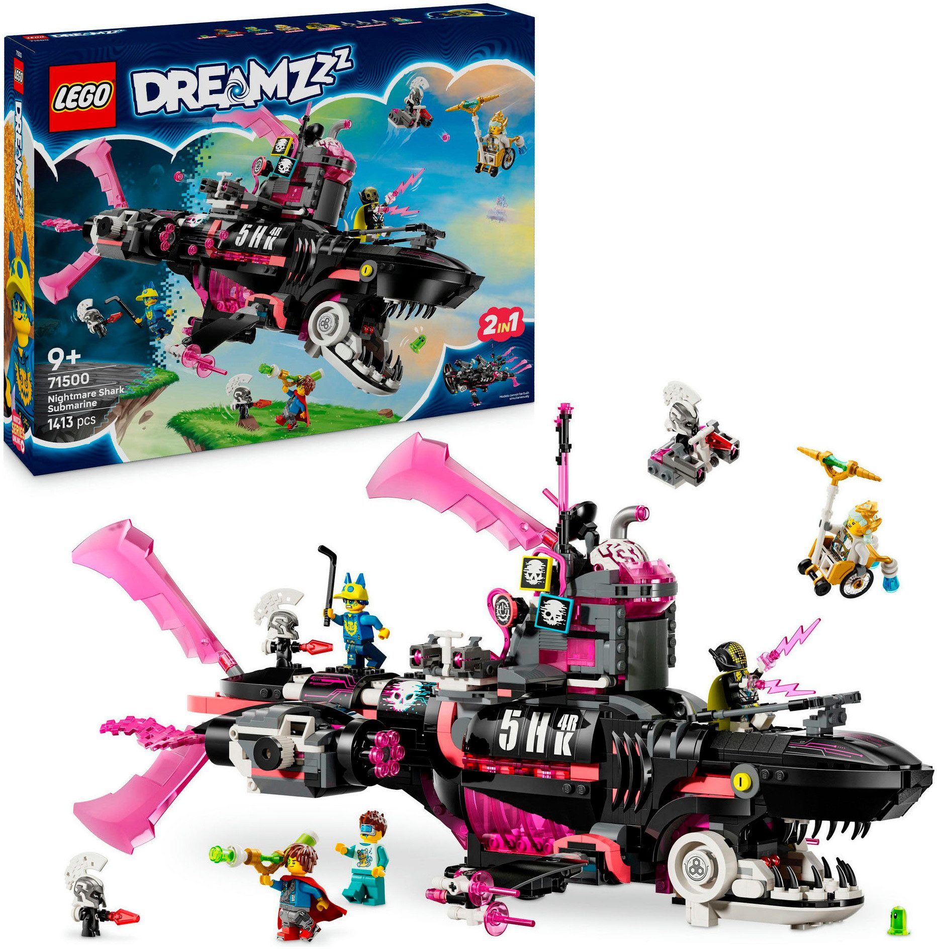 LEGO® Albtraumhai-U-Boot (71500), LEGO DREAMZzz Konstruktionsspielsteine, günstig online kaufen