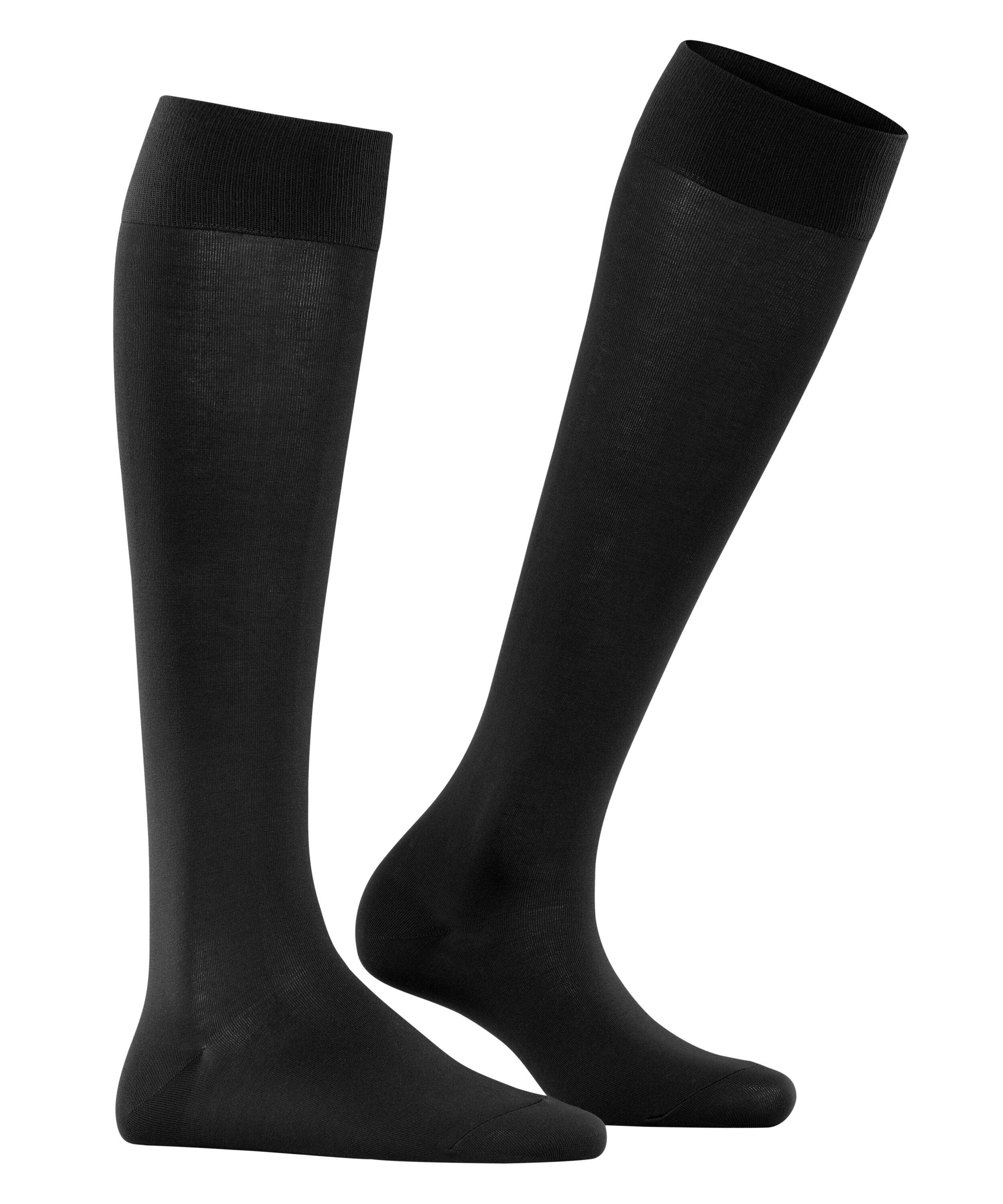 FALKE Kniestrümpfe FALKE Cotton Touch Damen (1-Paar) mit sehr feinem Maschenbild
