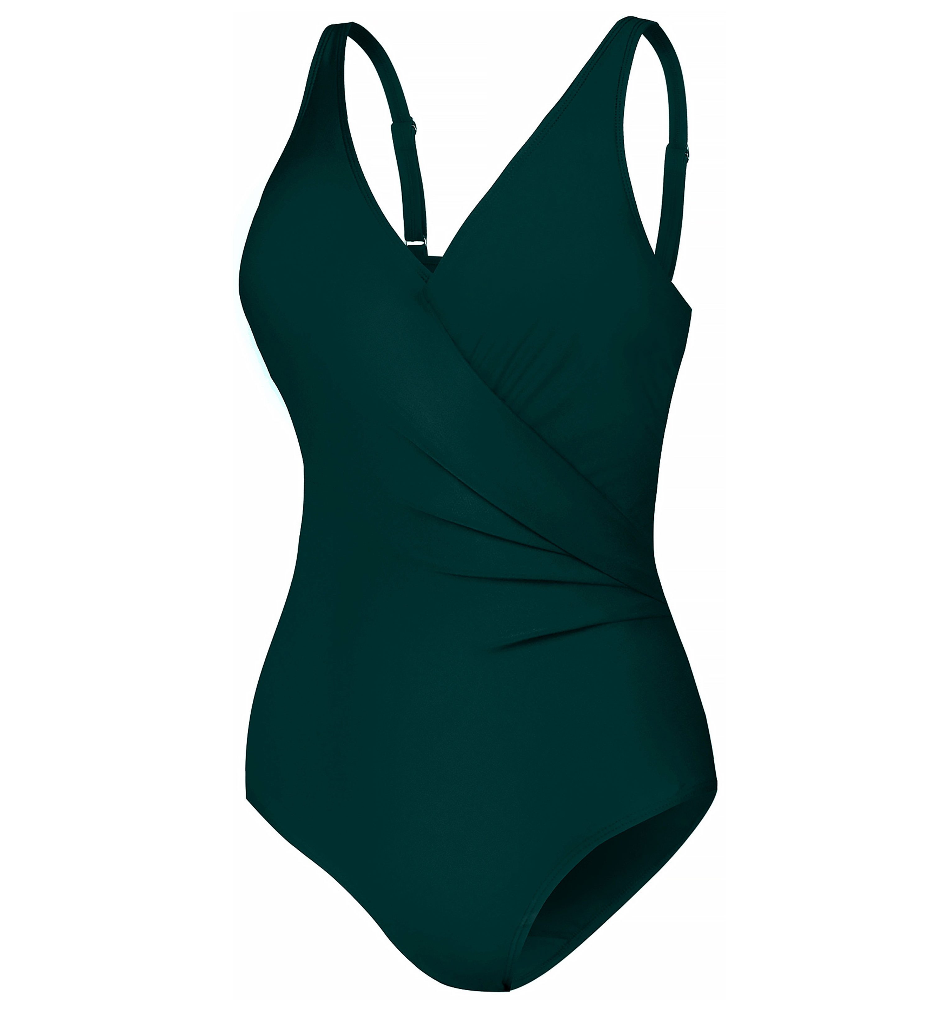 Aqua Speed Schwimmanzug Figur schmeichelnder Andrea Badeanzug mit kl. Handtuch (super bequemer Schwimmanzug)