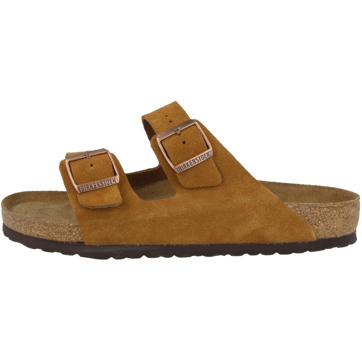 Birkenstock Arizona SFB Veloursleder Weichbettung normal Sandale Sandaletten, Sommerschuhe, Badeschuhe, Riemchen, Schlappen