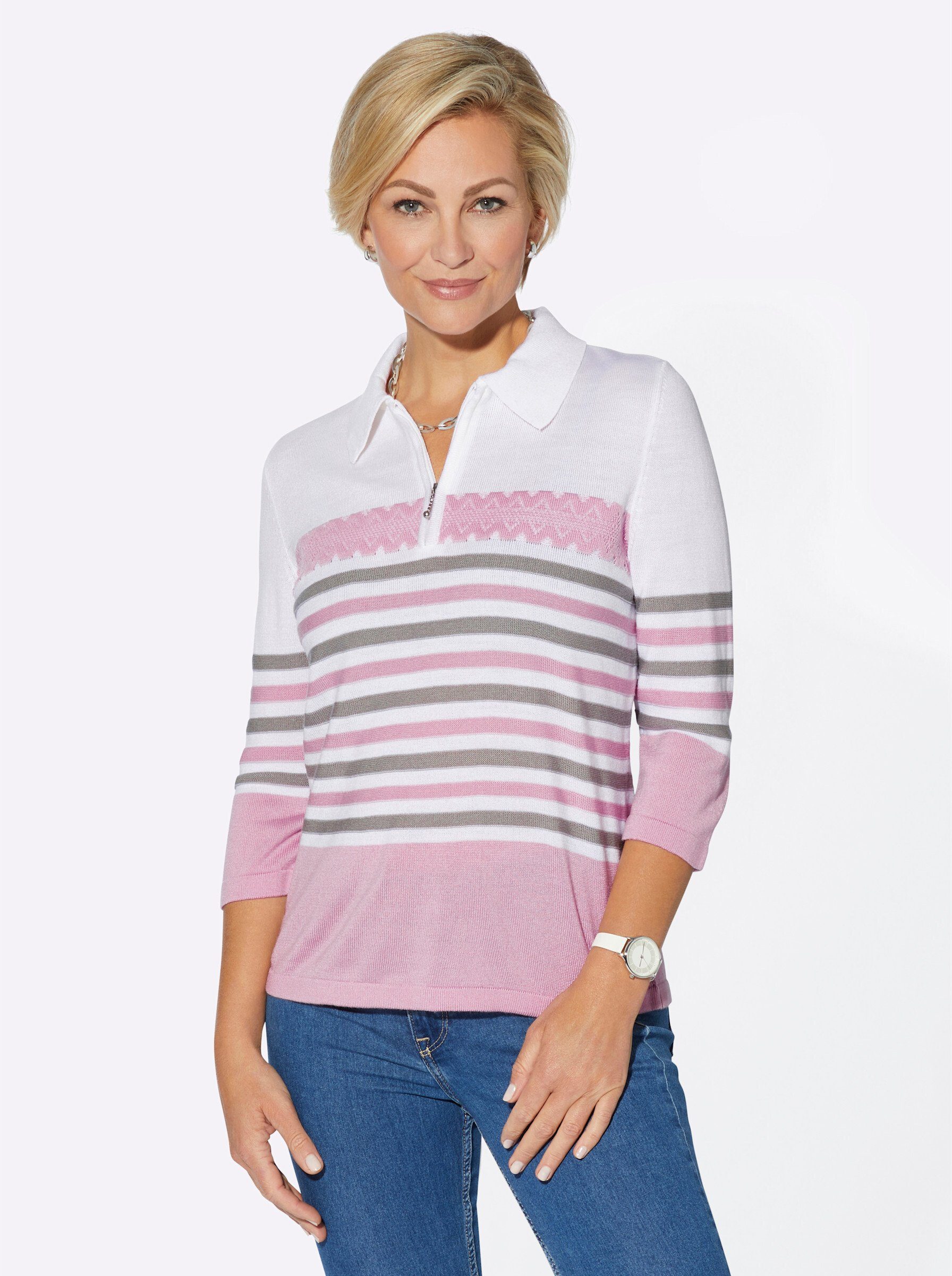 Strickpullover Polopullover