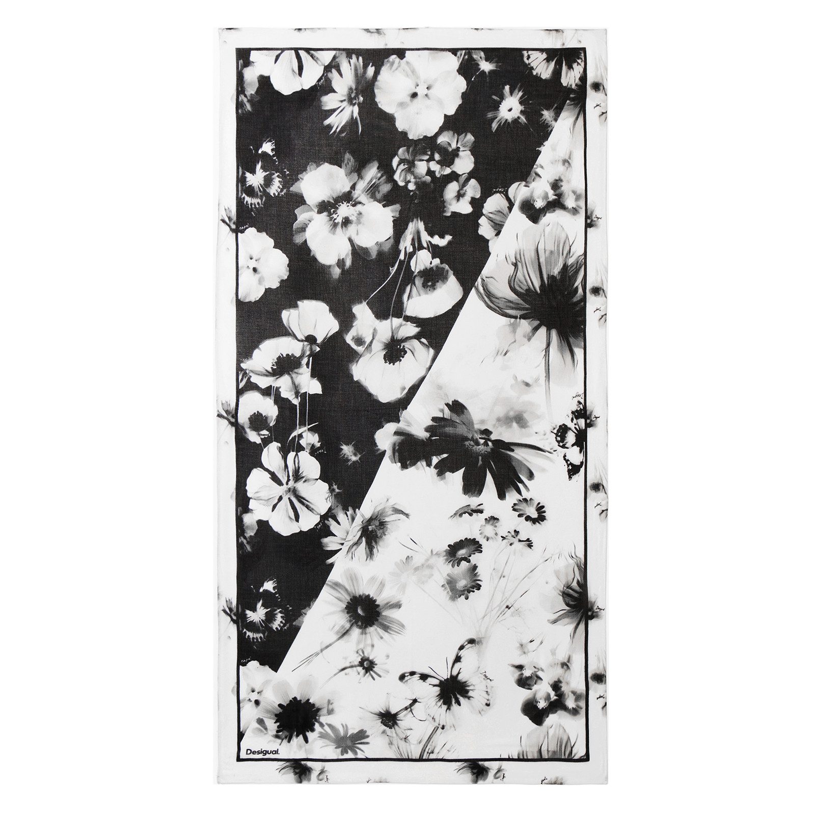 Desigual Halstuch Halstuch Tuch Schal Fou Al Flowers Rectangle 24WAWA08/200 günstig online kaufen