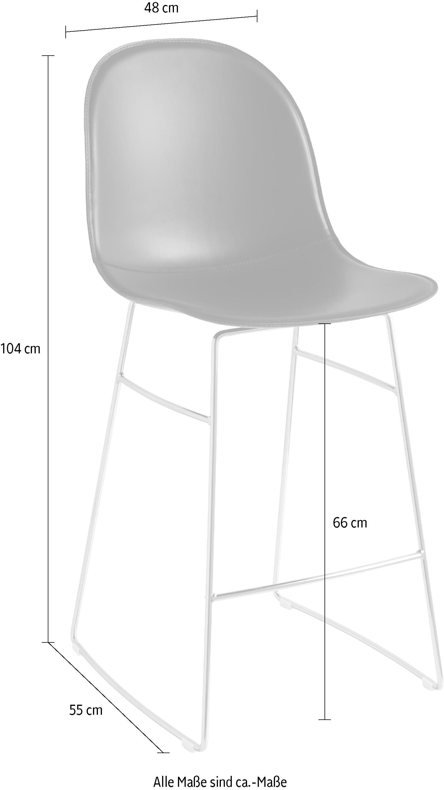 connubia schwarz CB/1674-LHS_P77 Academy 4-Fußstuhl 315