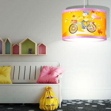etc-shop Dekolicht, Leuchtmittel inklusive, Warmweiß, Farbwechsel, Decken Leuchte Kinder Zimmer Farbwechsel Pendel Lampe im Set