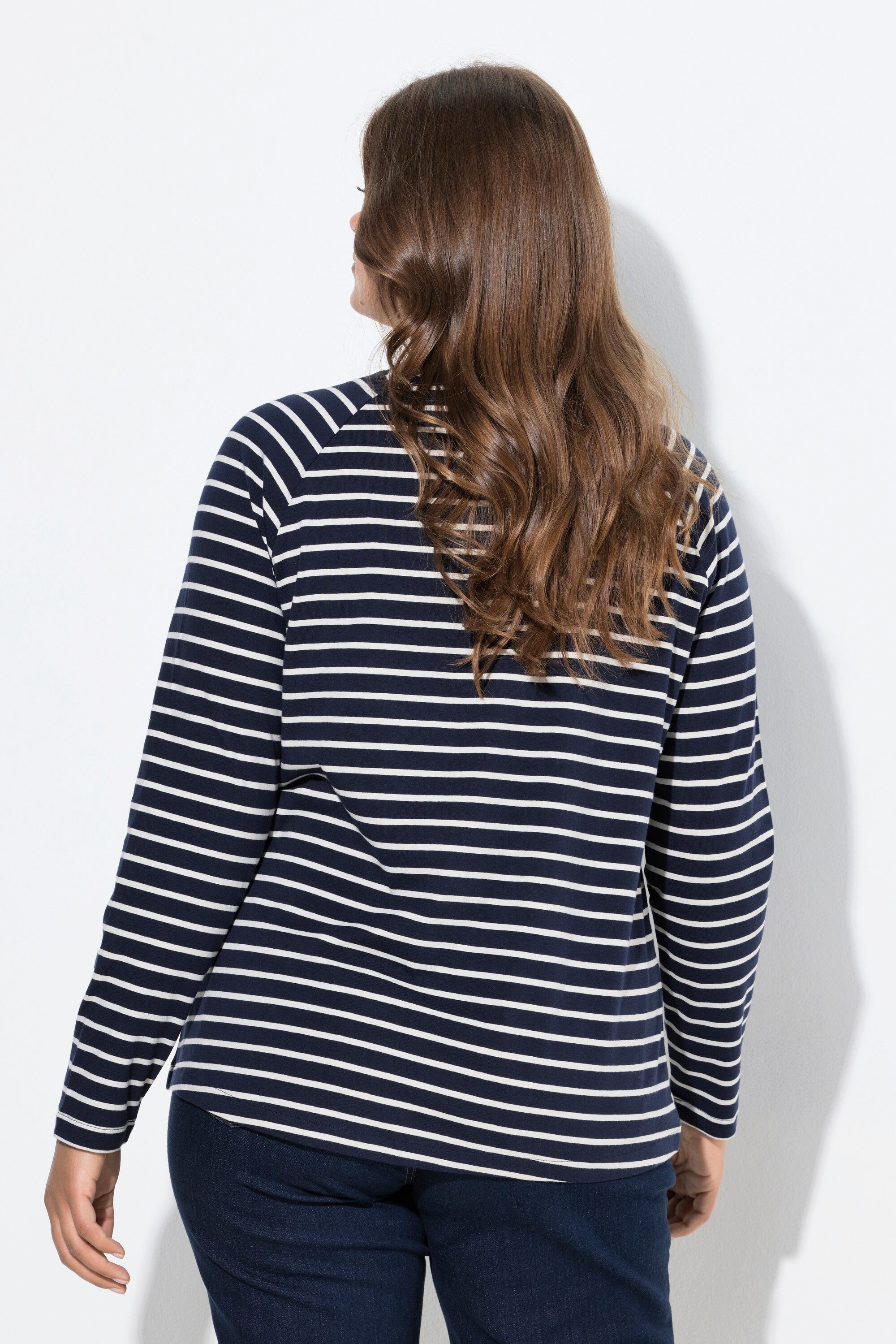Laurasøn T-Shirt Ringelshirt Rundhalsausschnitt Langarm