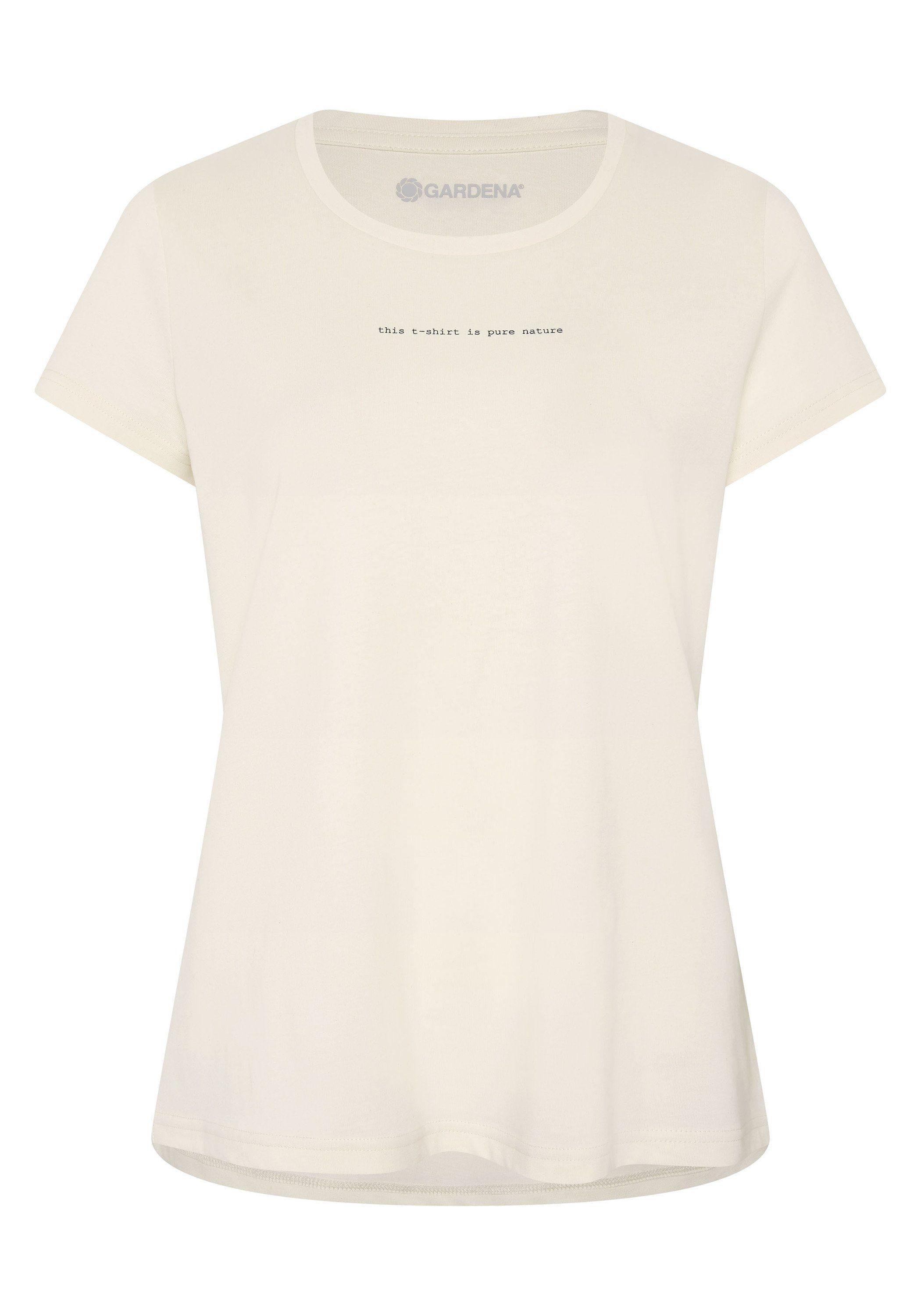 GARDENA Print-Shirt mit this t-shirt is pure nature Print