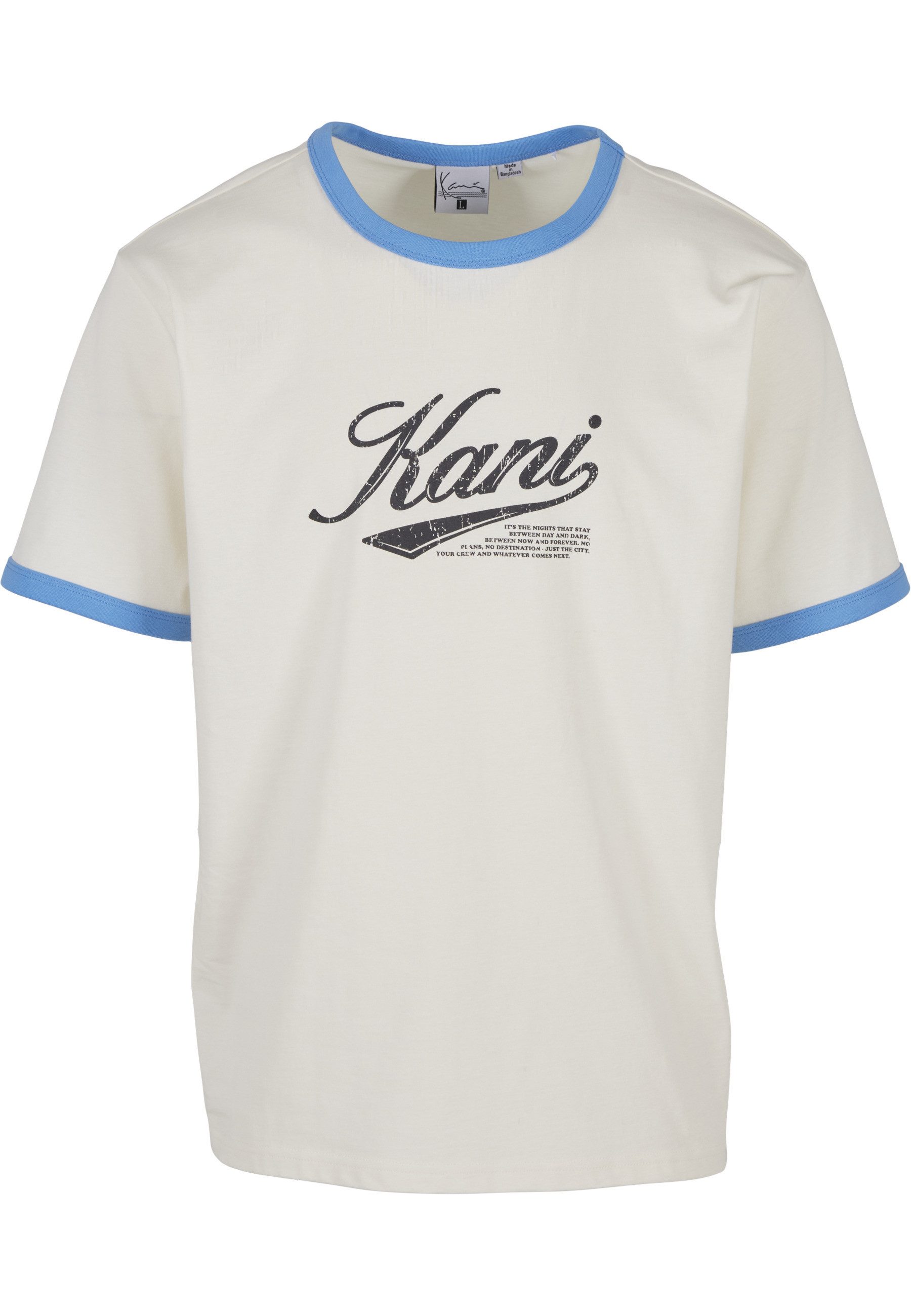 Karl Kani T-Shirt Karl Kani Cursive Varsity Regular Ringer T-Shirt (1-tlg)
