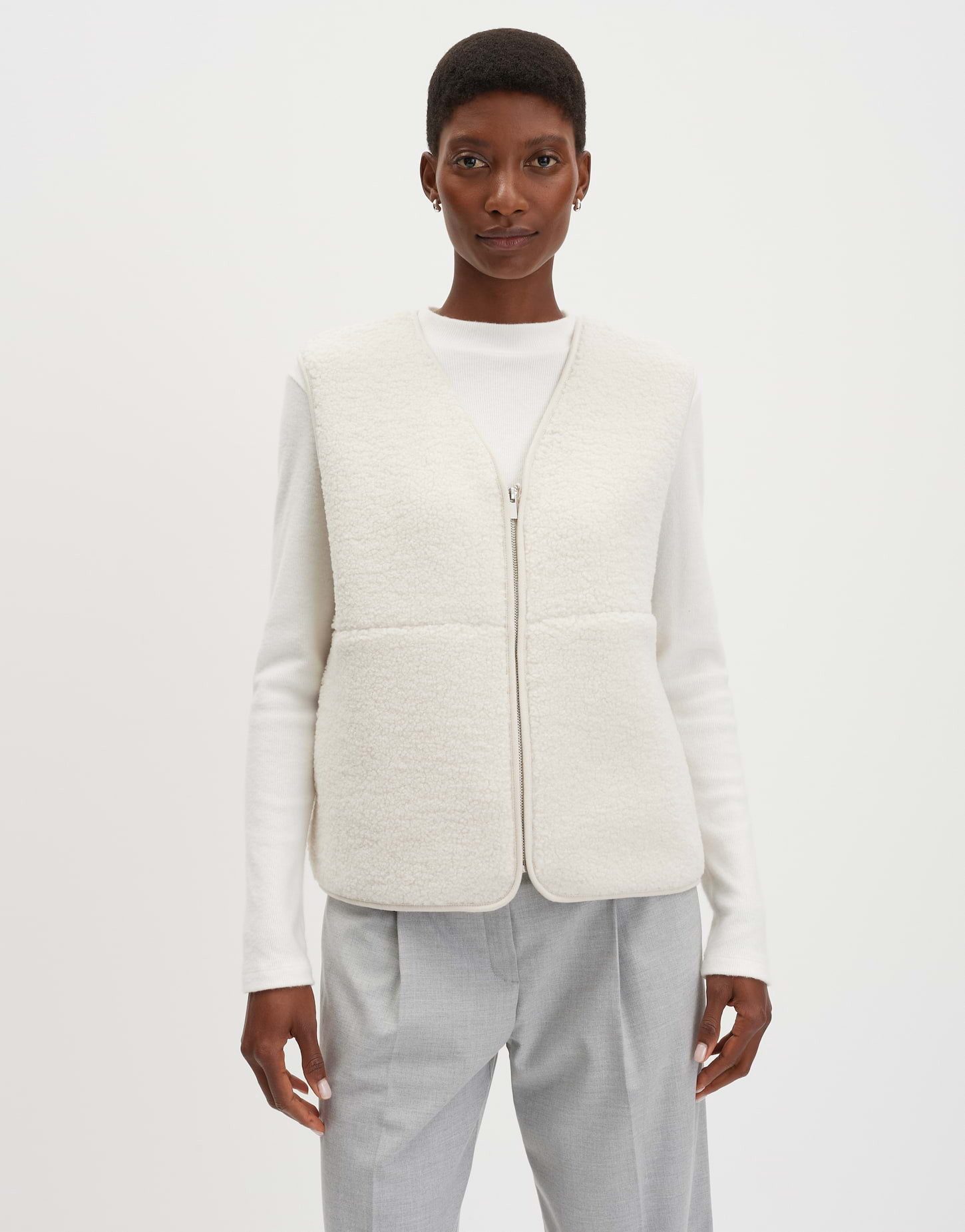 someday Sweatweste ULIV Regular Teddyweste im Shearling Look günstig online kaufen