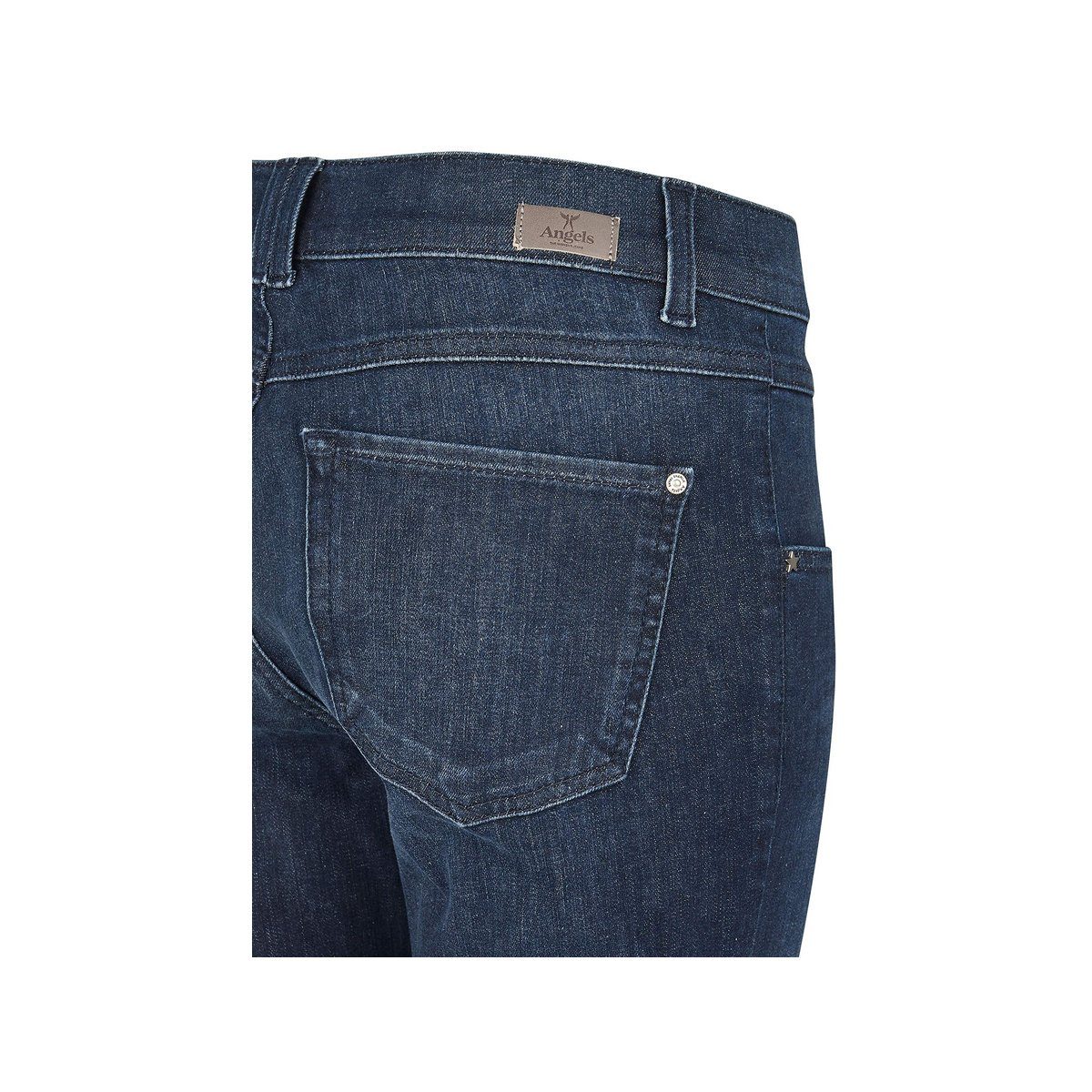 indigo dark skinny fit Skinny-fit-Jeans used 3158 dunkel-blau ANGELS (1-tlg)