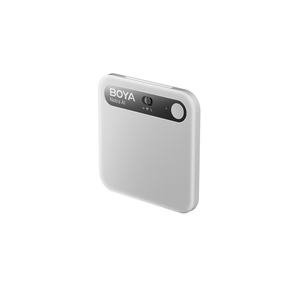 BOYA KI-Aufnahmegerät Sprachrekorder Digitales Diktiergerät (KI-Transkription, 3 Aufnahmemodi, 64GB Speicher)