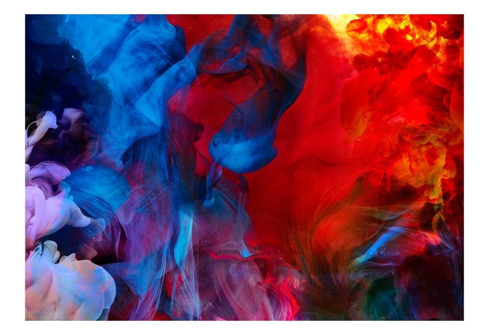 flames Vliestapete Tapete m, 1x0.7 Design lichtbeständige halb-matt, KUNSTLOFT Colored