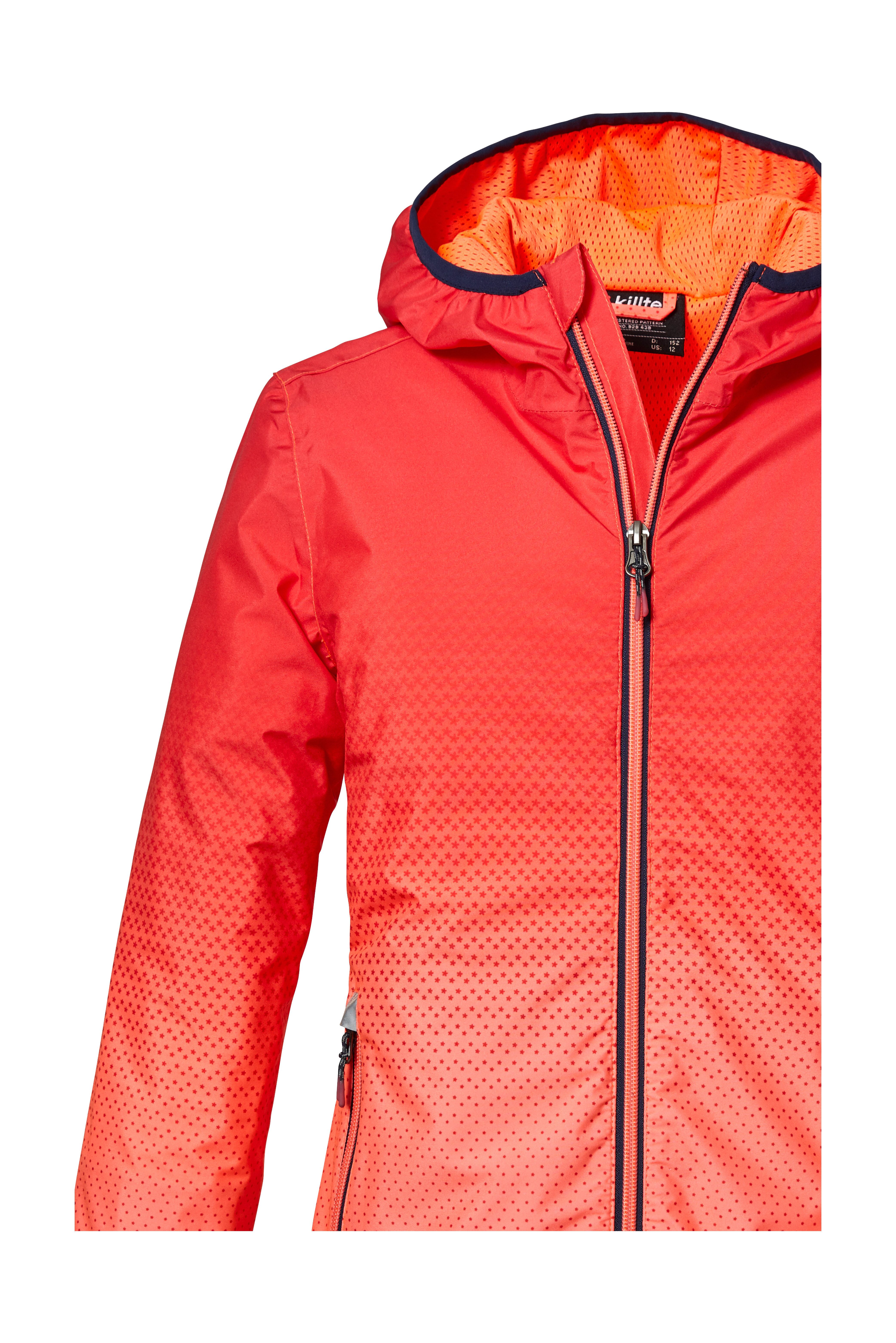 Killtec Outdoorjacke KOS 331 GRLS JCKT Winddichte, wasserdichte Mädchenjacke mit reflektierenden Elementen